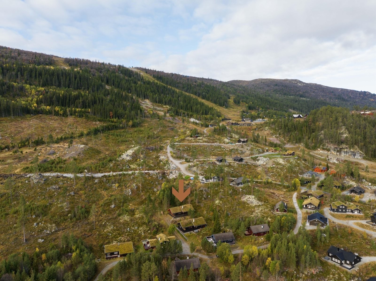 Skjermet beliggenhet med kort vei til skibakkene Galleribilde