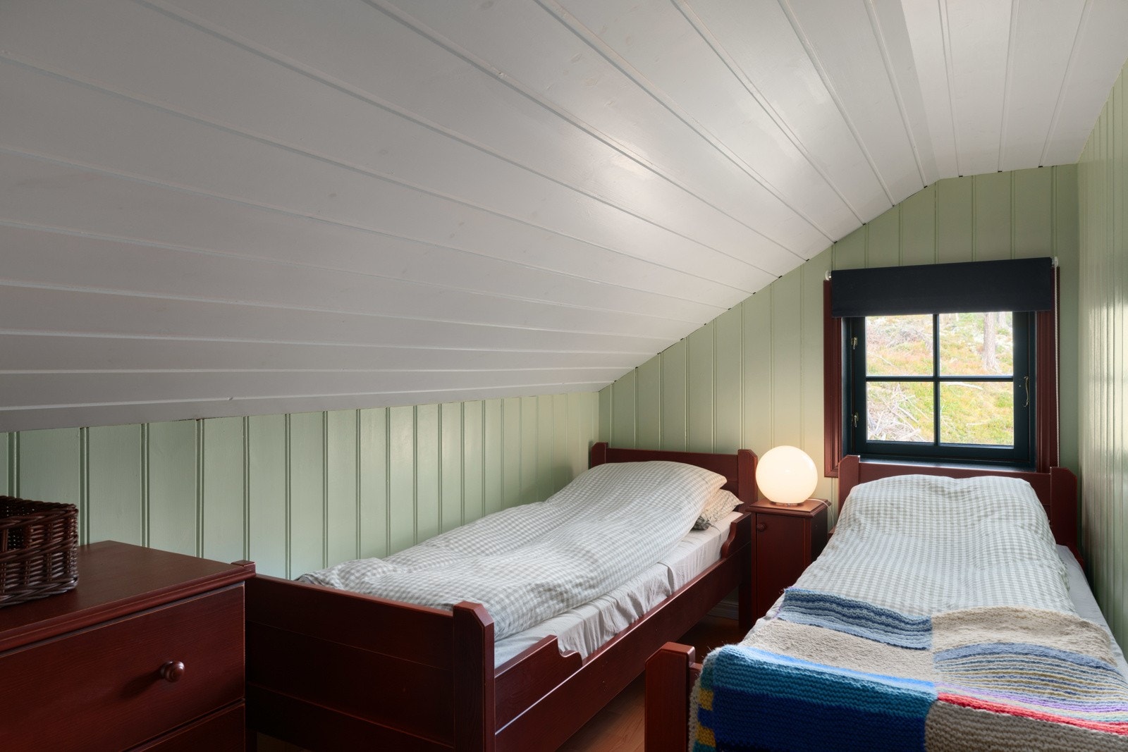 Hemsrom 1 innredet med soveplasser - Rommene i hems er ikke godkjent for varig opphold pga. takhøyde på under 190 cm. Galleribilde