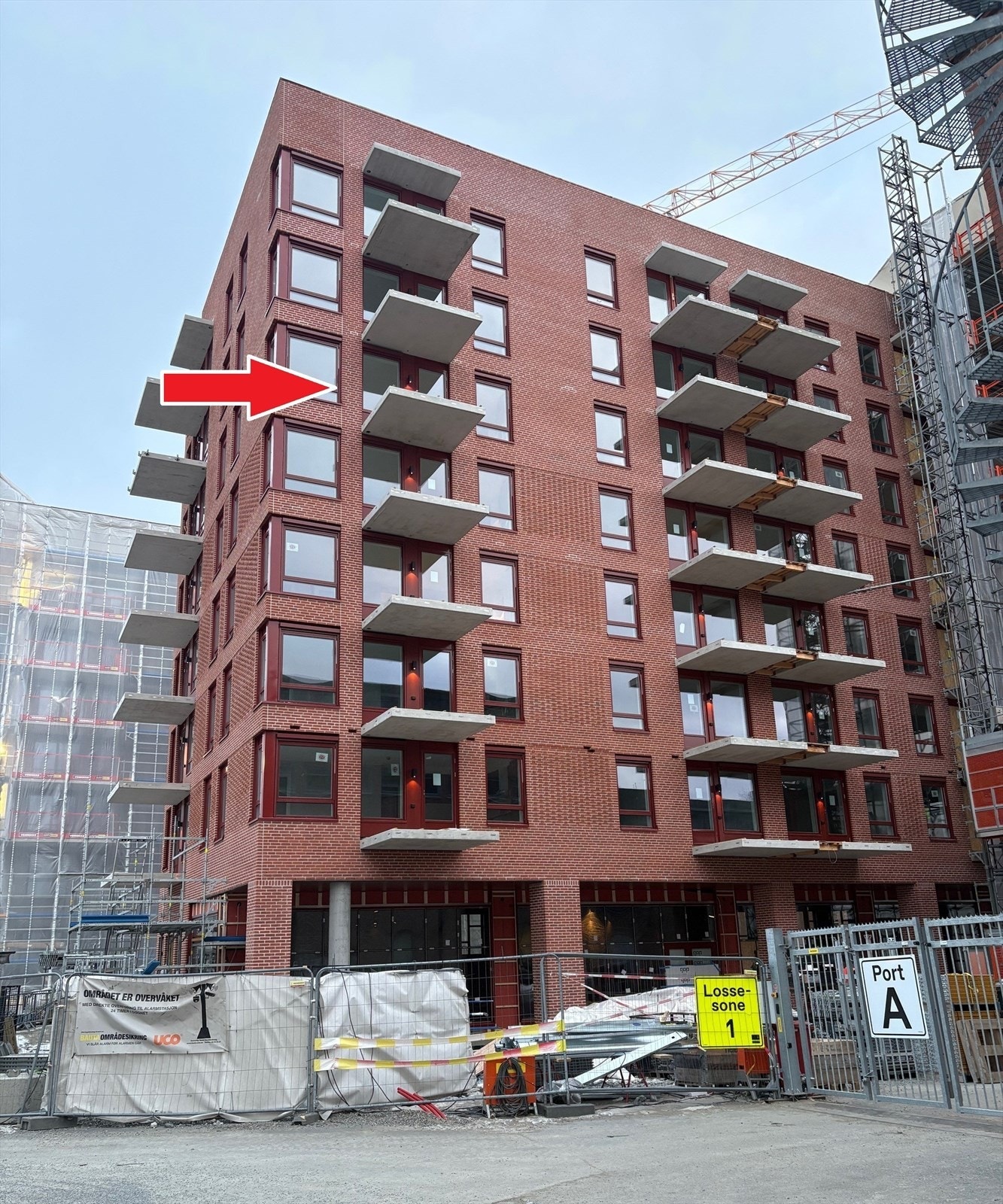 Flott 3 roms hjørneleilighet i bygg under ferdigstillelse. Galleribilde