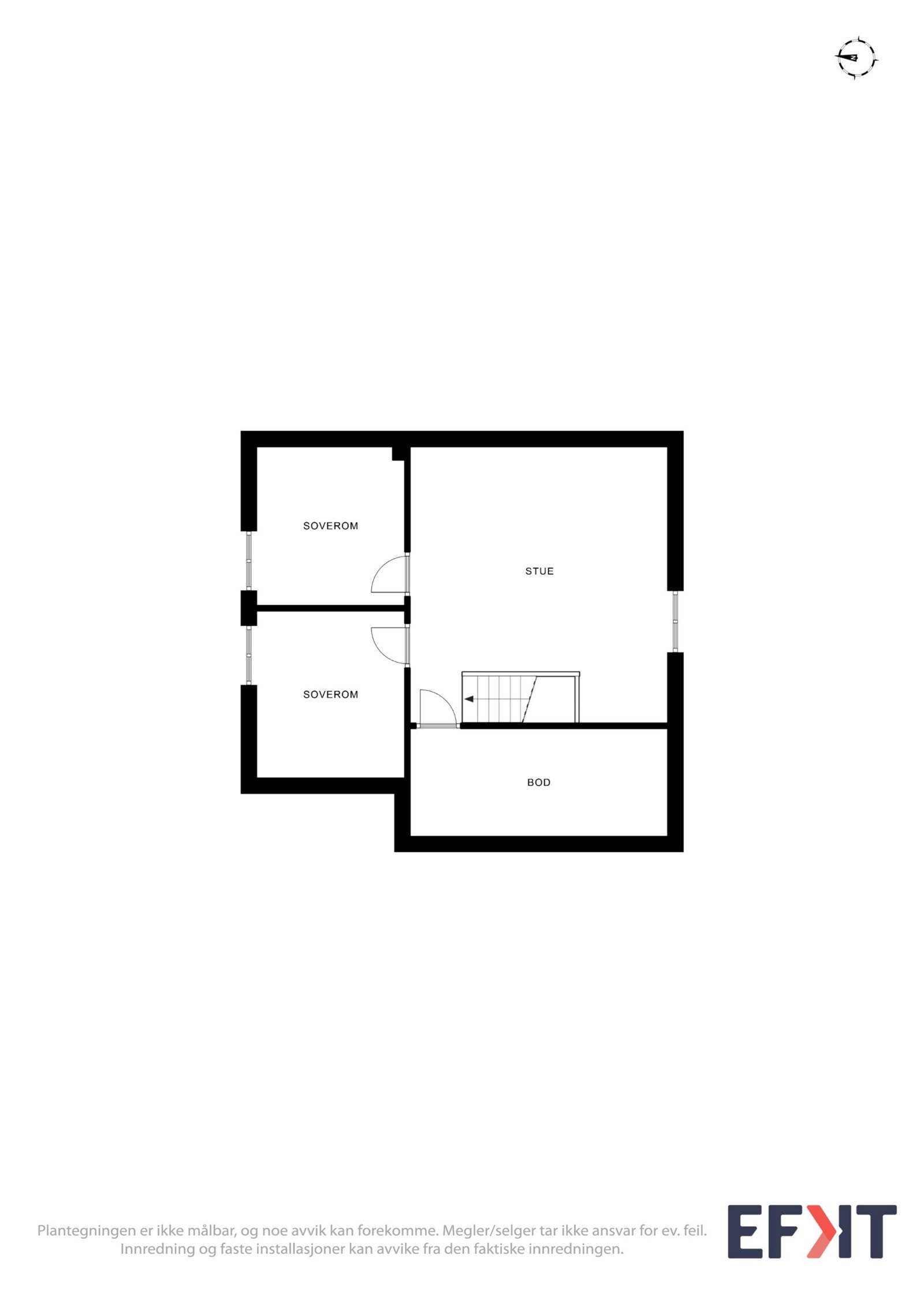 Plantegning for 2. etasjen Galleribilde