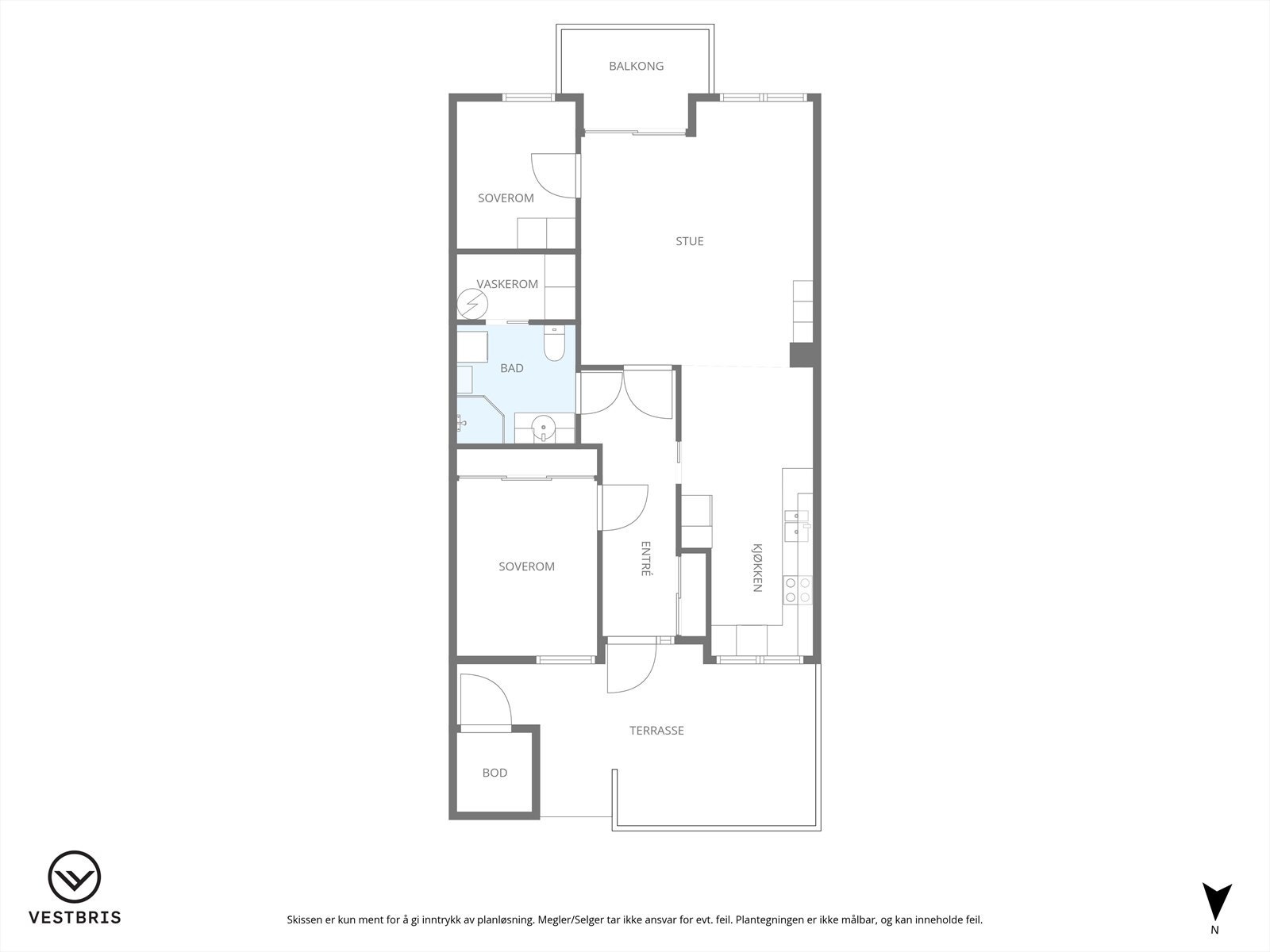 Plantegning Galleribilde