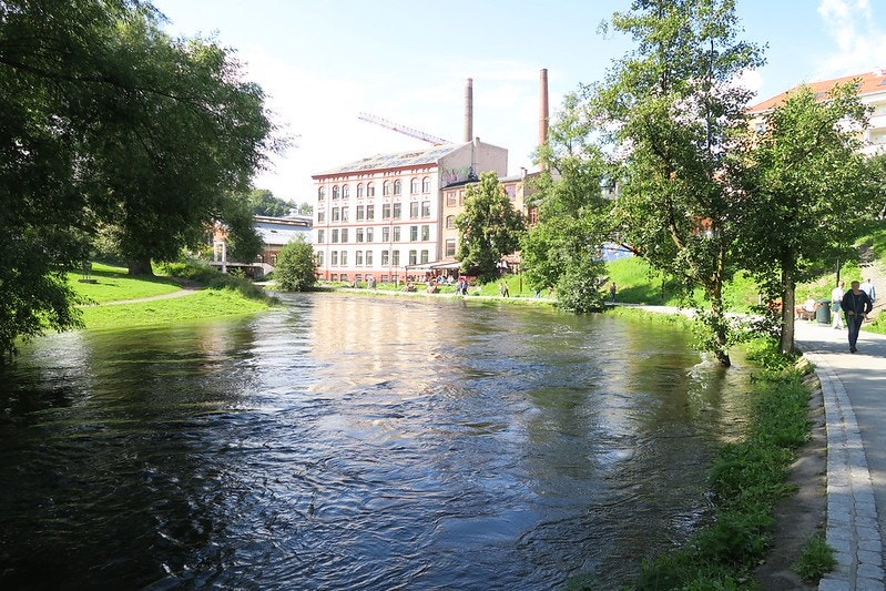 Gangavstand til Akerselva og turstier Galleribilde