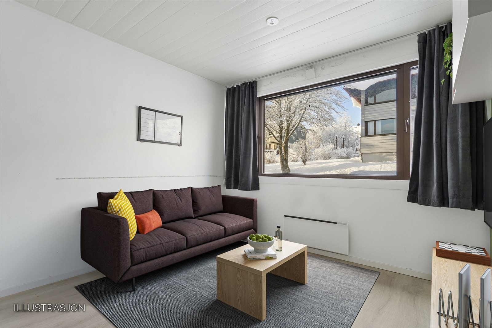 Leiligheten ble pusset opp i 2021 med blant annet nytt bad, kjøkken og overflater. Galleribilde