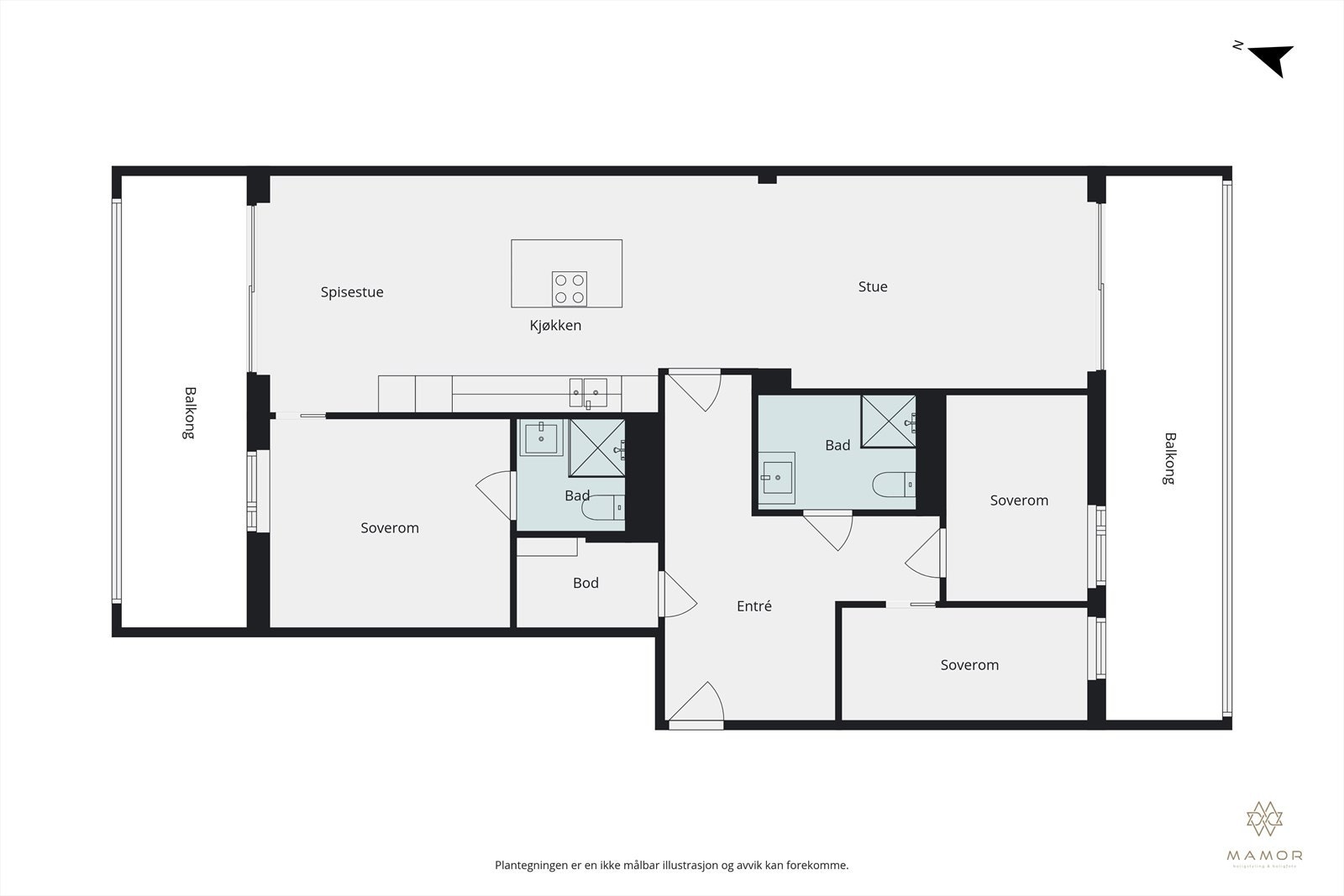 Plantegning. Galleribilde