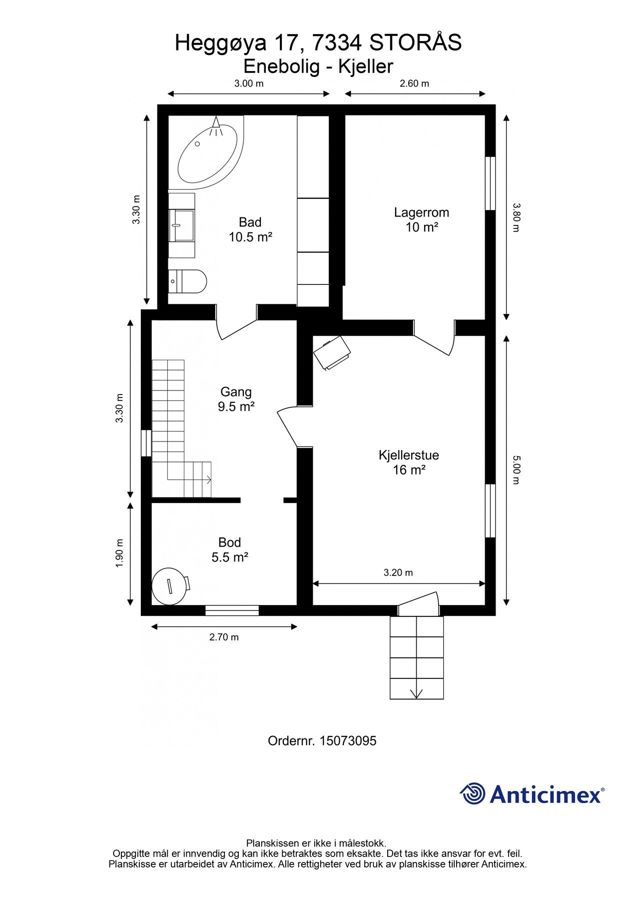 Plantegning kjeller Galleribilde