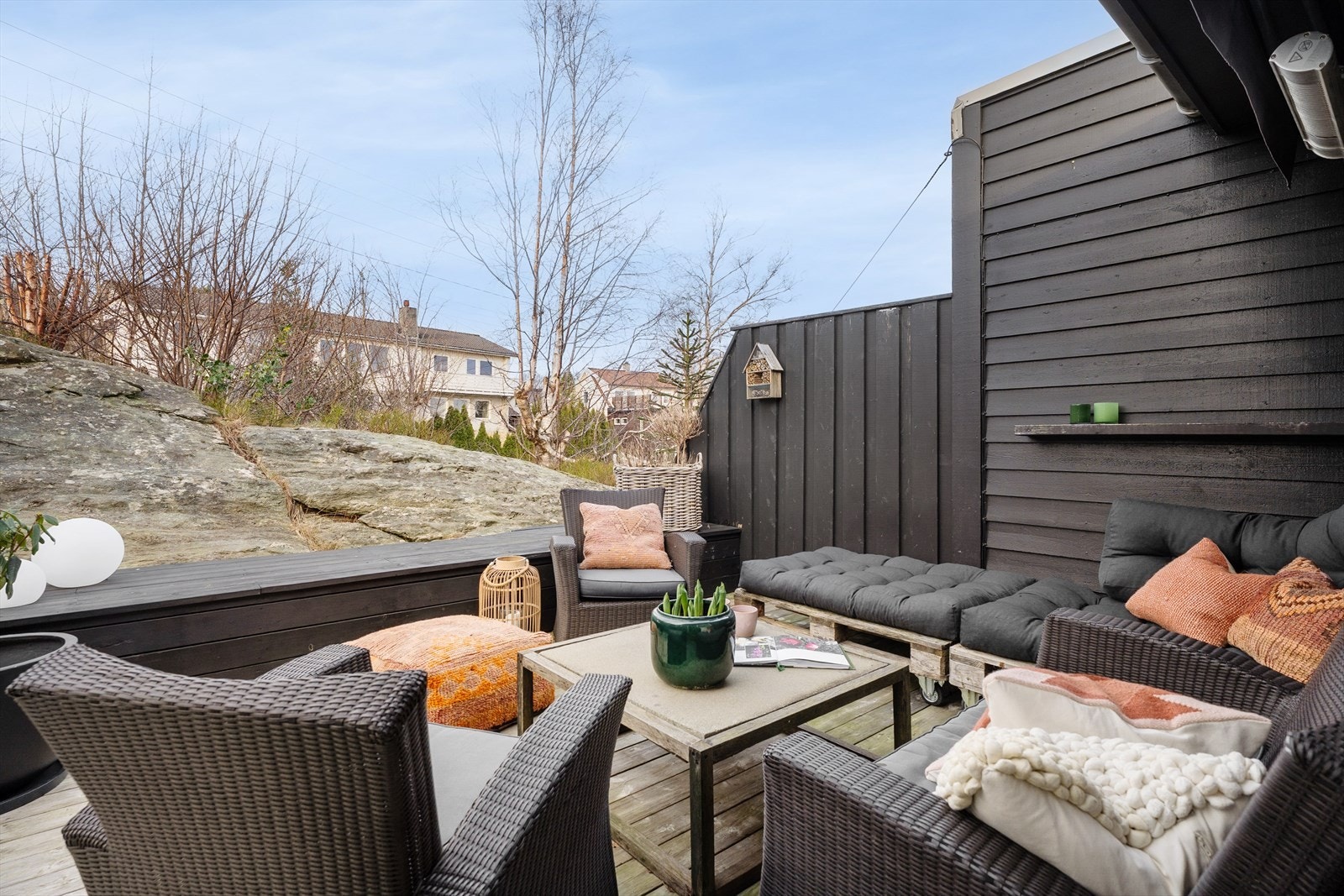 Flott opparbeidet og usjenert uteområde. Galleribilde