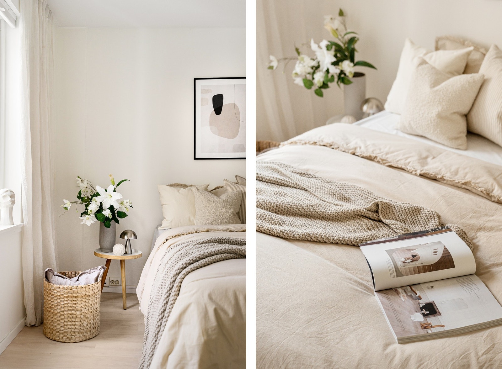 I 2023 ble det lagt laminatgulv på soverommet. Galleribilde