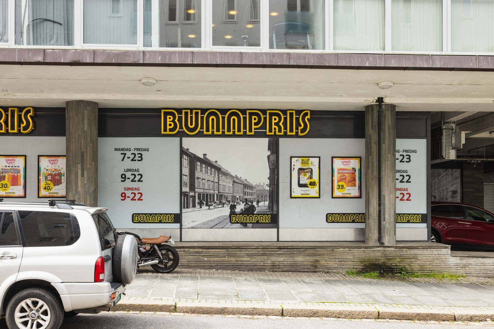 Søndagsåpne Bunnpris i Nygårdsgaten like ved. Galleribilde