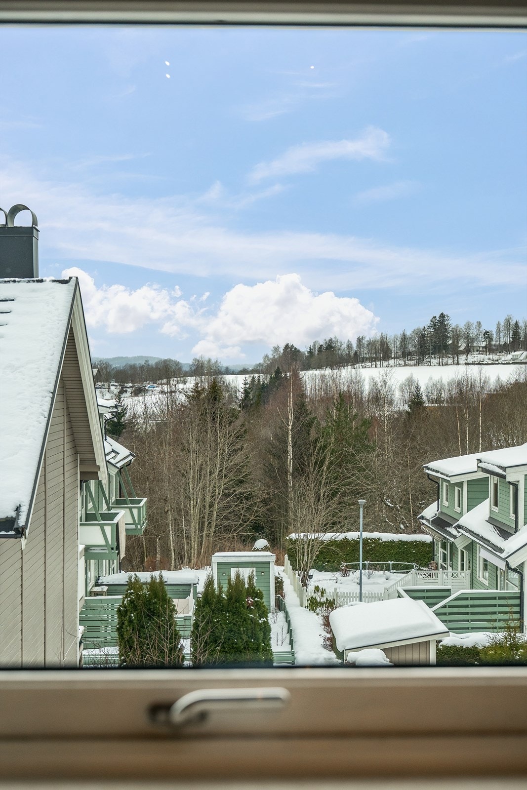 Utsyn fra soverommet. Galleribilde