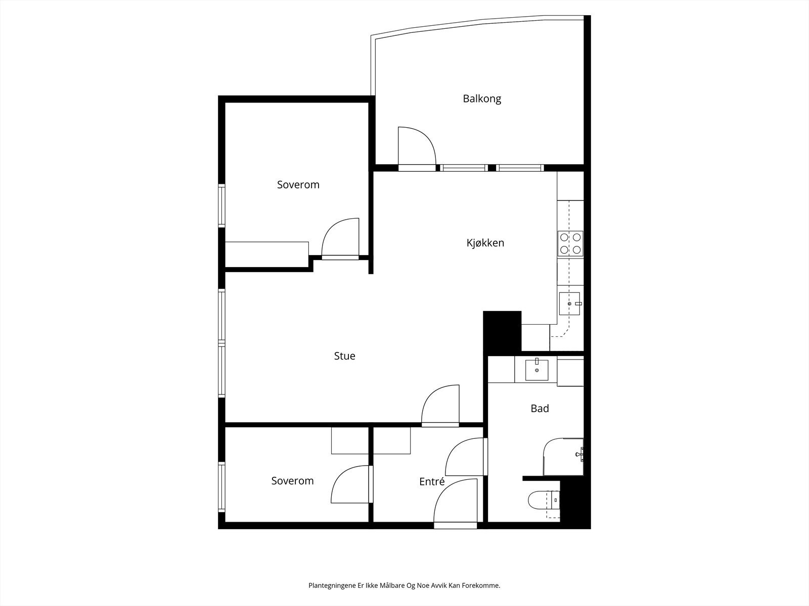 Ta en titt på planskissen og gjør deg kjent med romfordelingen! Galleribilde