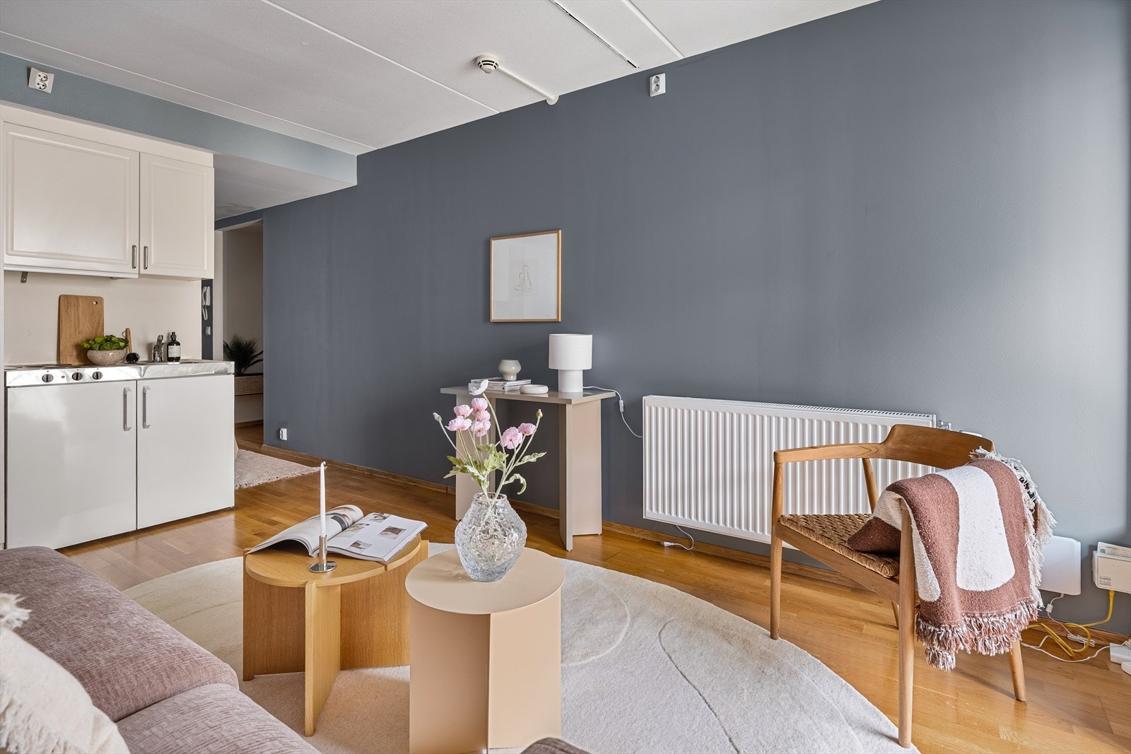 Hybelen varmes også opp via fjernvarme, dette sikrer stabile utgifter. Galleribilde