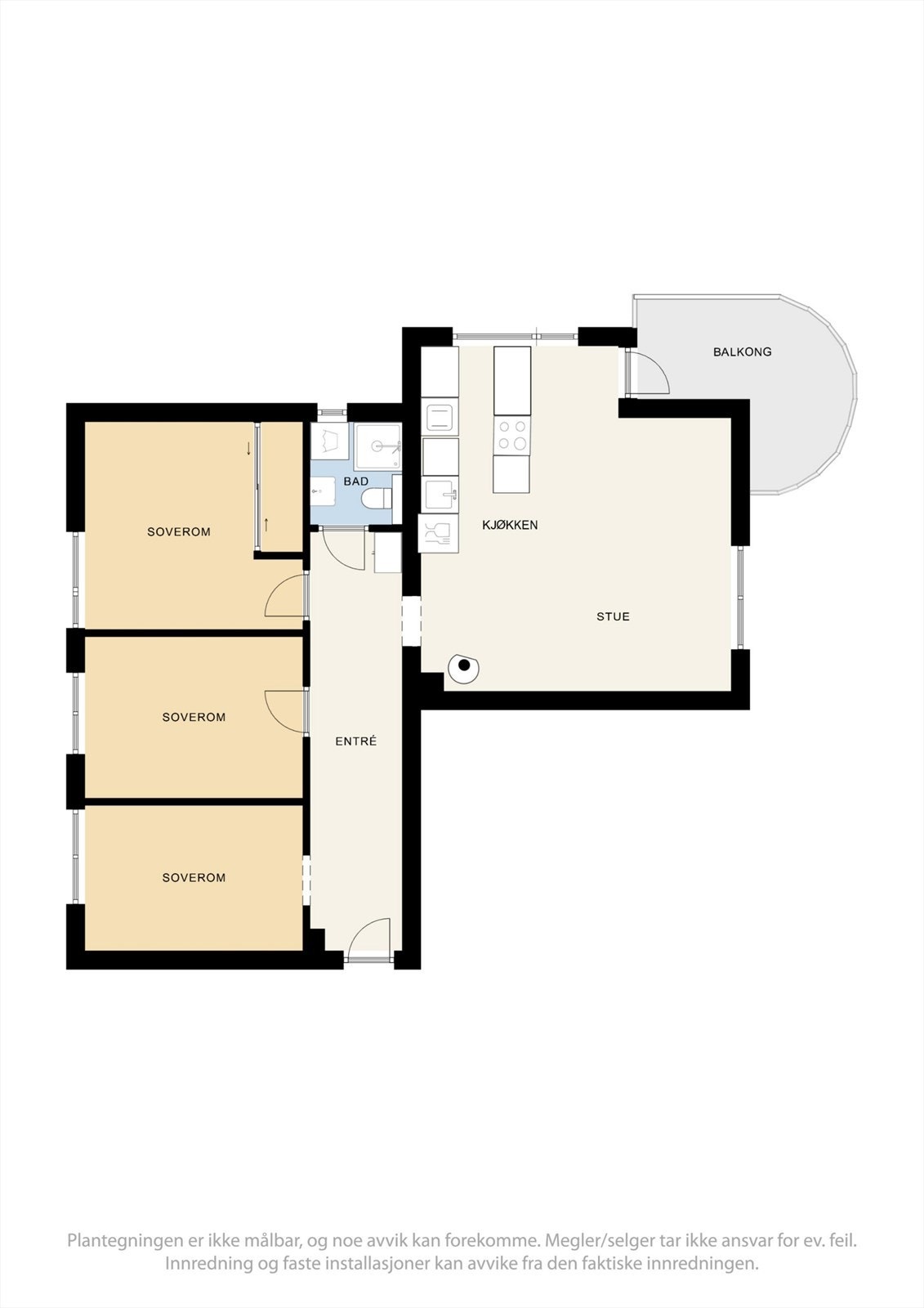 Alternativ plantegning Galleribilde