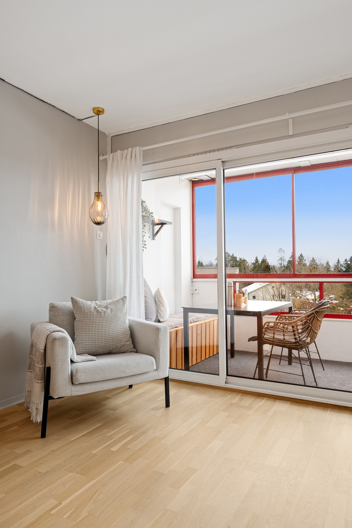 Det er smart strømstyring i leiligheten installert for panelovner, varmtvannsbereder og varmekabler. Galleribilde