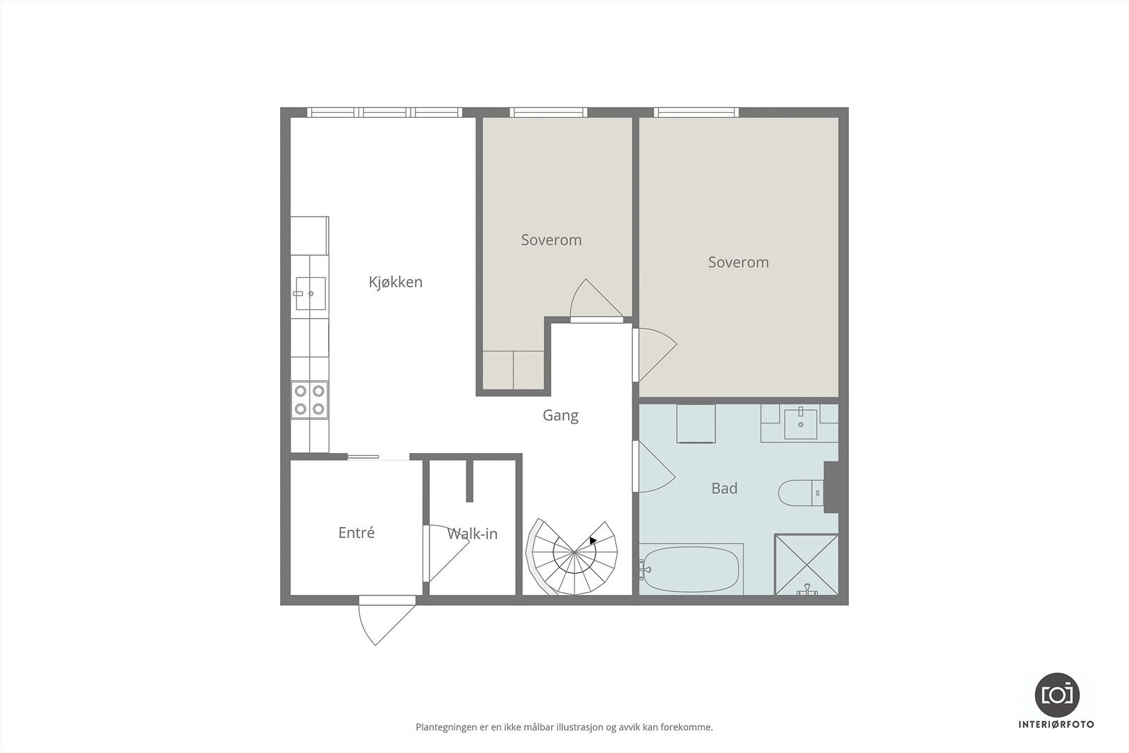 Plantegning Galleribilde