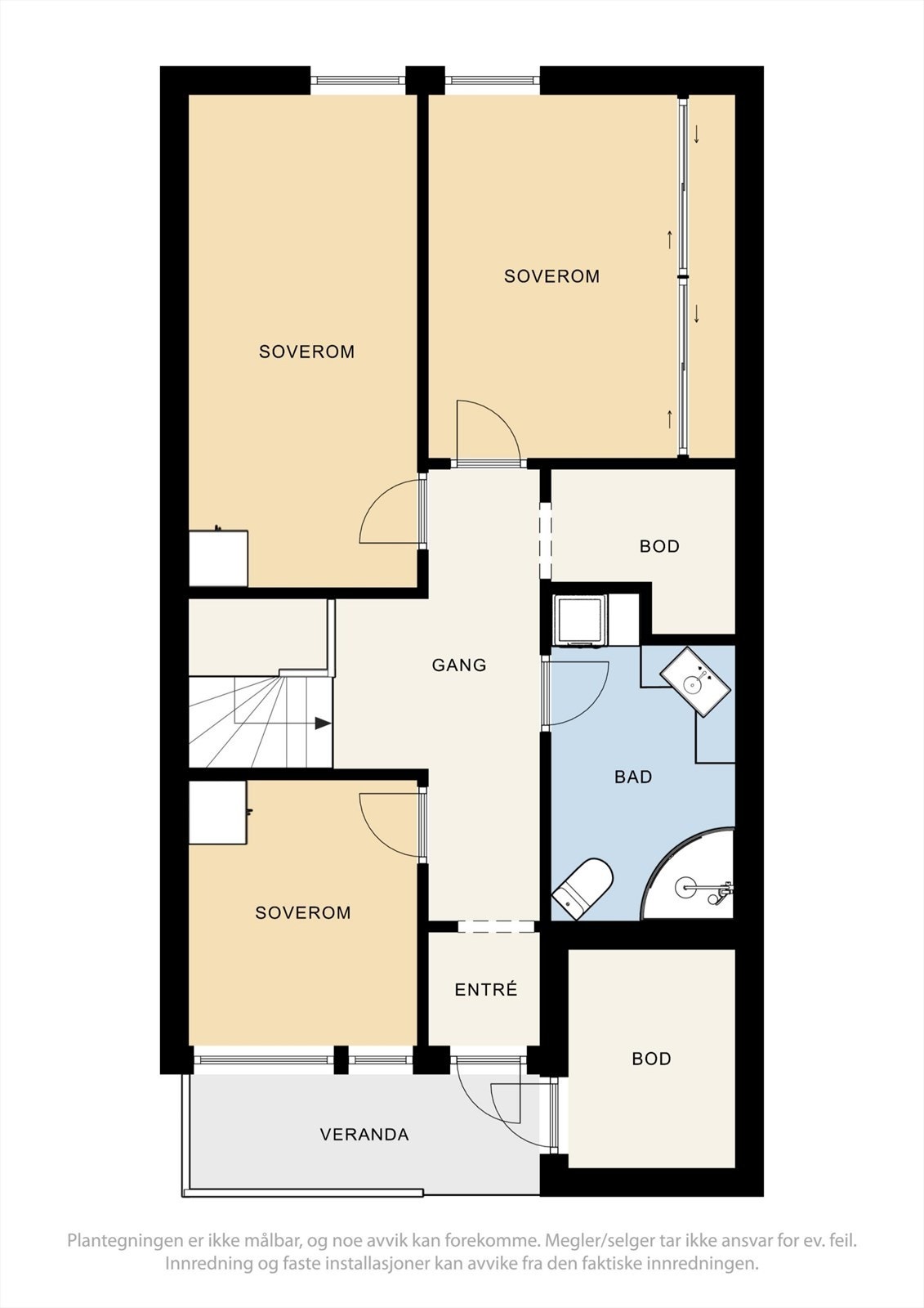 Plantegning - 1.etg. Galleribilde