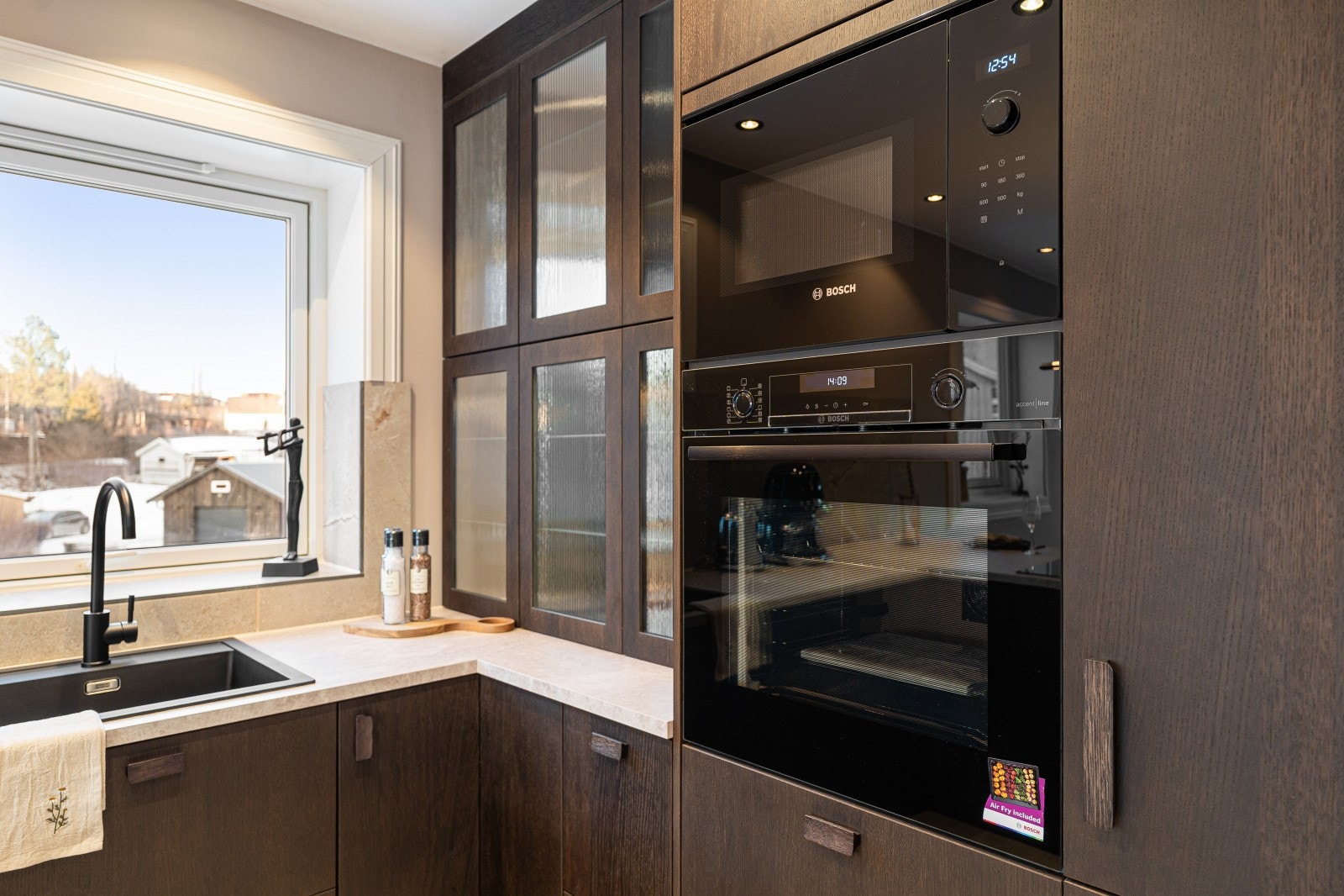 Kjøkkenet fremstår som ubrukt og ble tilstandsgrad 0 på de fleste punkter. Galleribilde