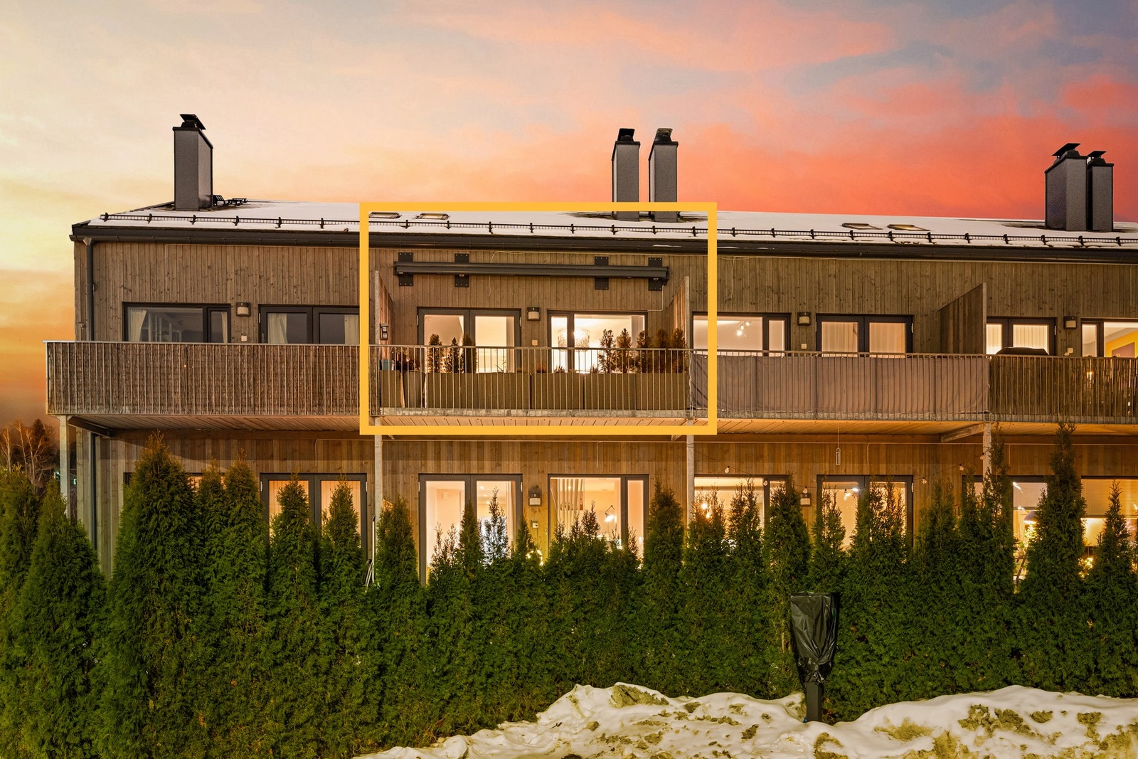 Boligen ligger i øverste etasje(r) og gir en rekkehusfølelse, med sin gode planløsning Galleribilde