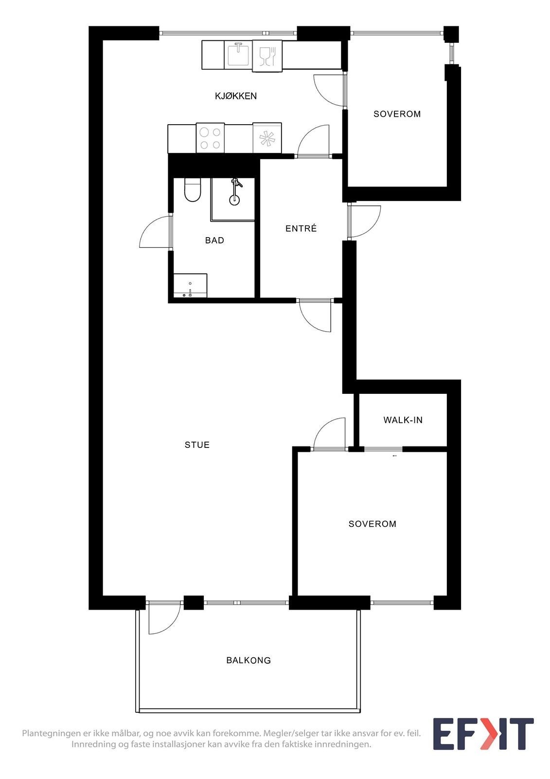 Plantegning Galleribilde