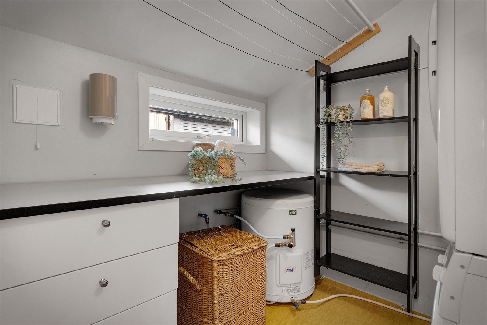 - Dette rommet blir i dag brukt som vaskerom - Galleribilde