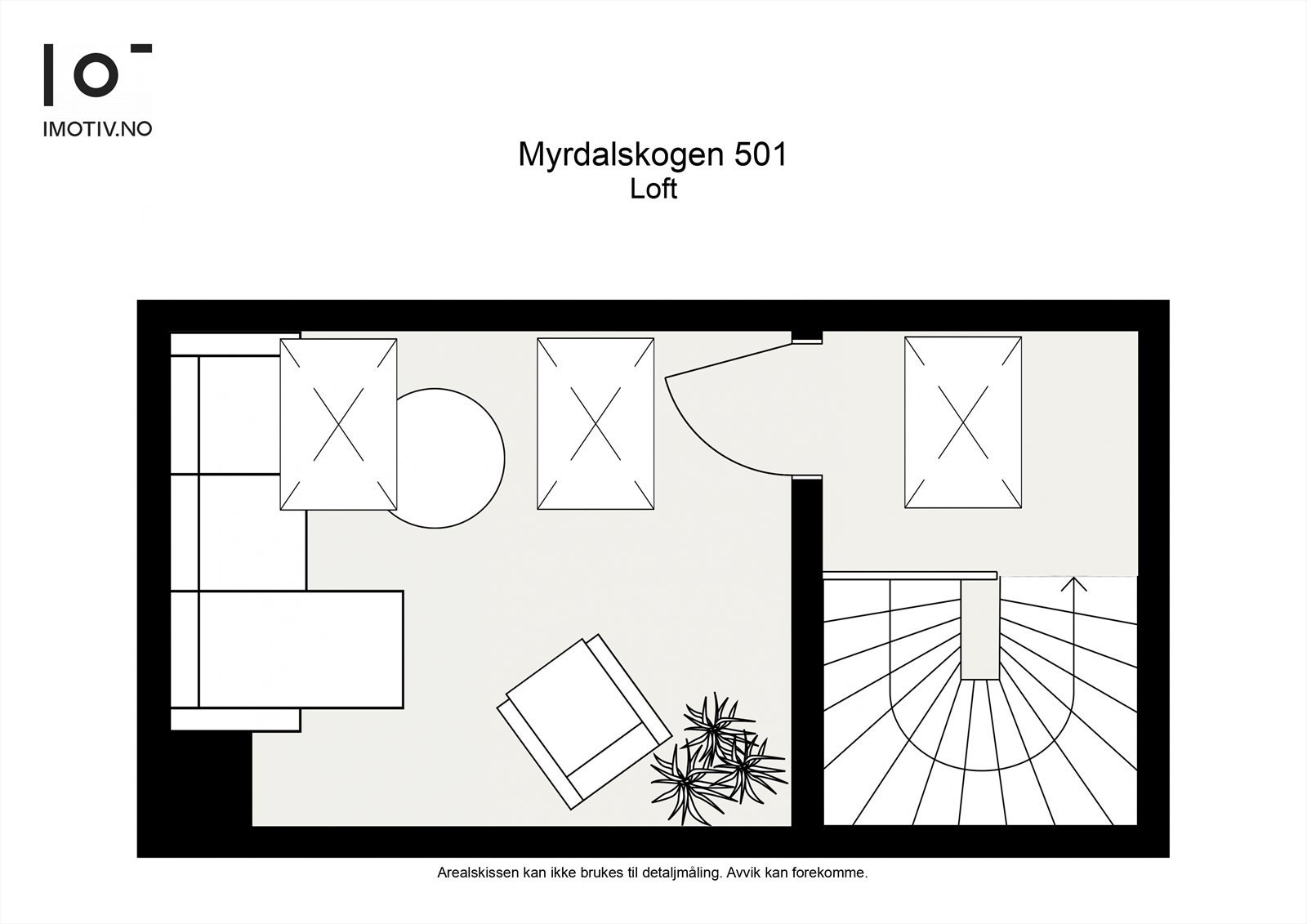- Plantegning loftsetasje - Galleribilde