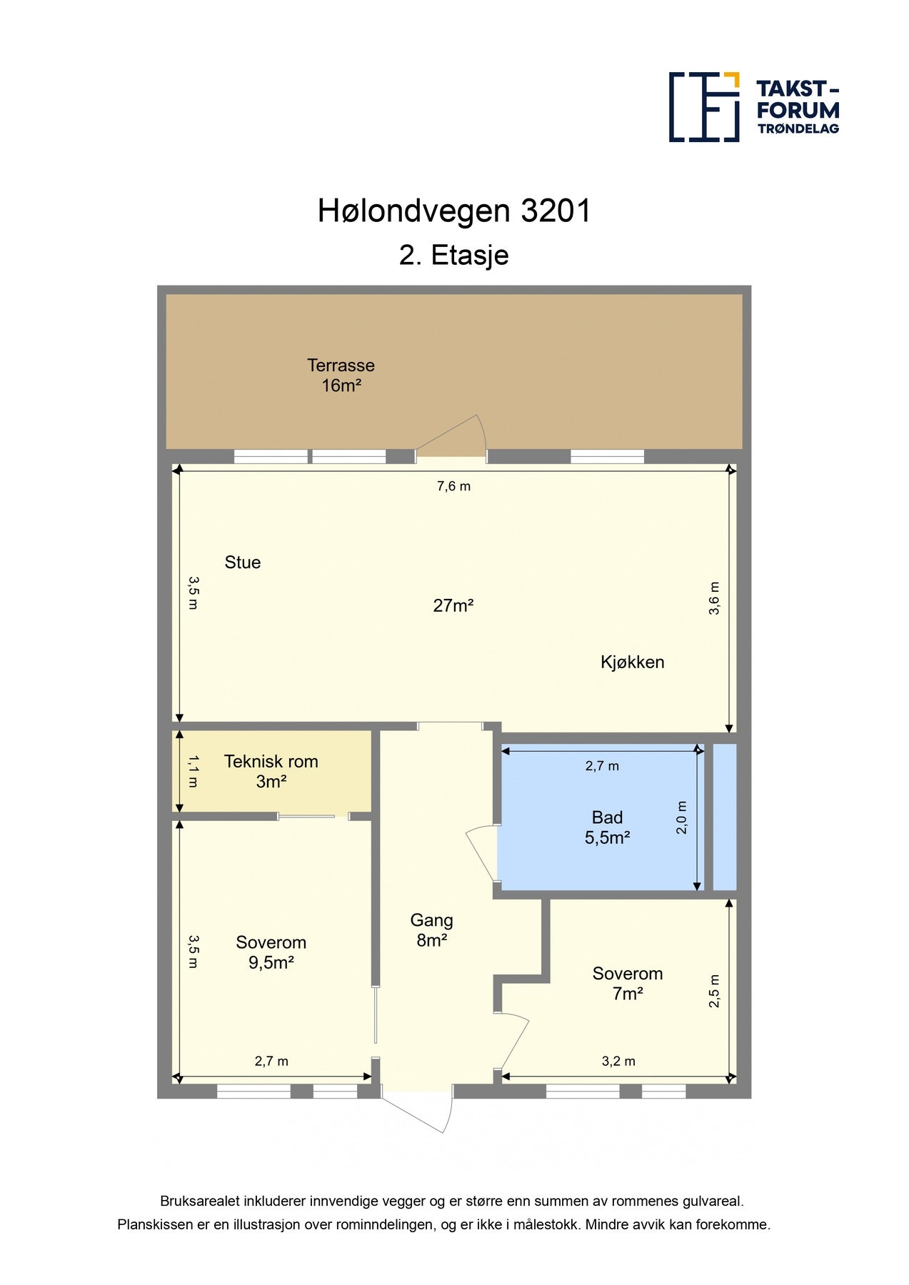 Plantegning Galleribilde