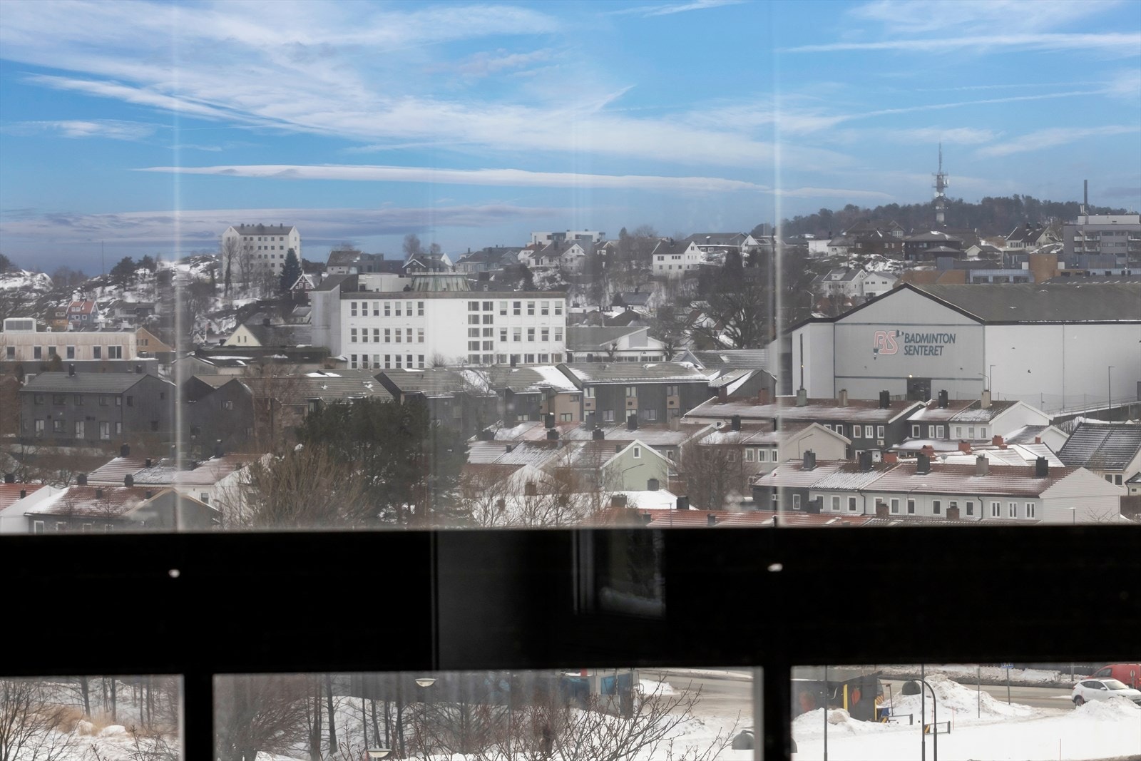 Utsikt fra balkong. Galleribilde