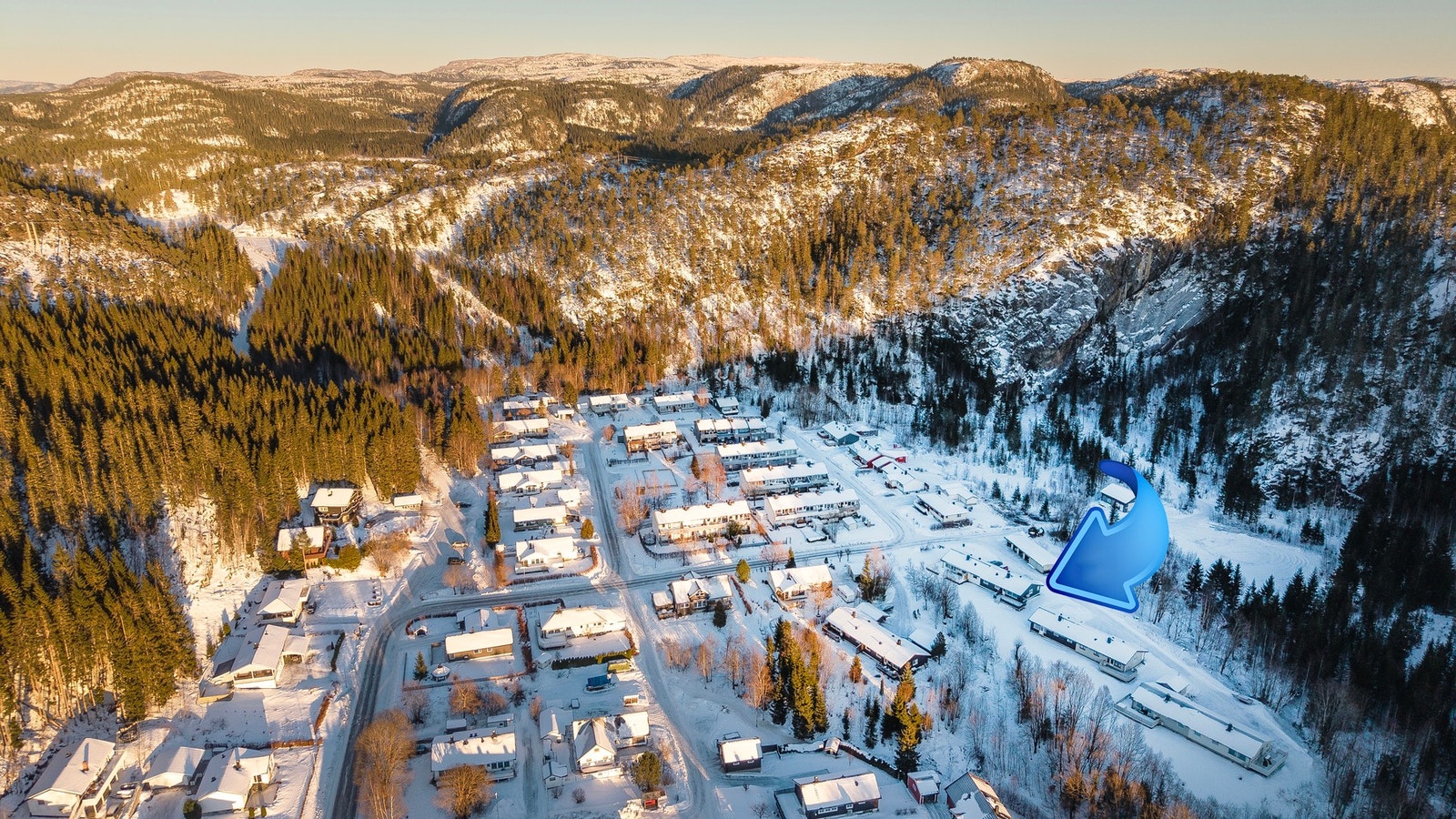 Med flotte helårs turområder i Bymarka byr nærområdet på et attraktivt bomiljø for hele familien Galleribilde