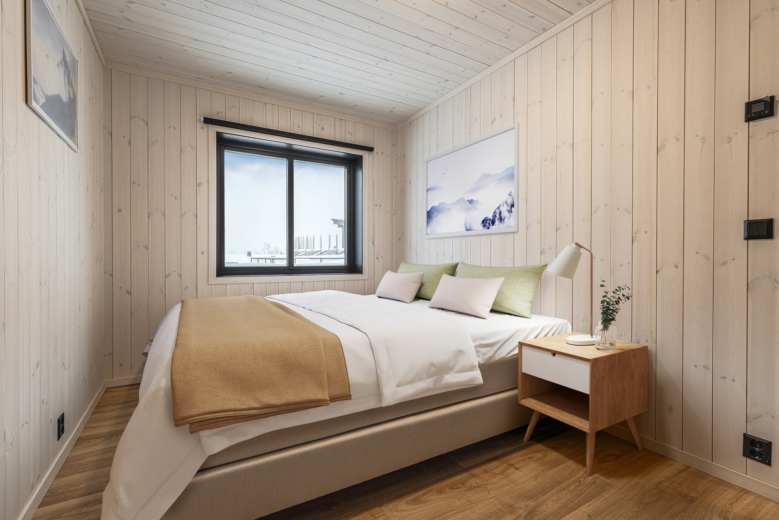 Soverom 2 i 1.etasje. (Digitalt stylet). Galleribilde