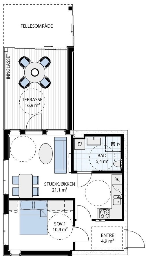 Plantegning Galleribilde