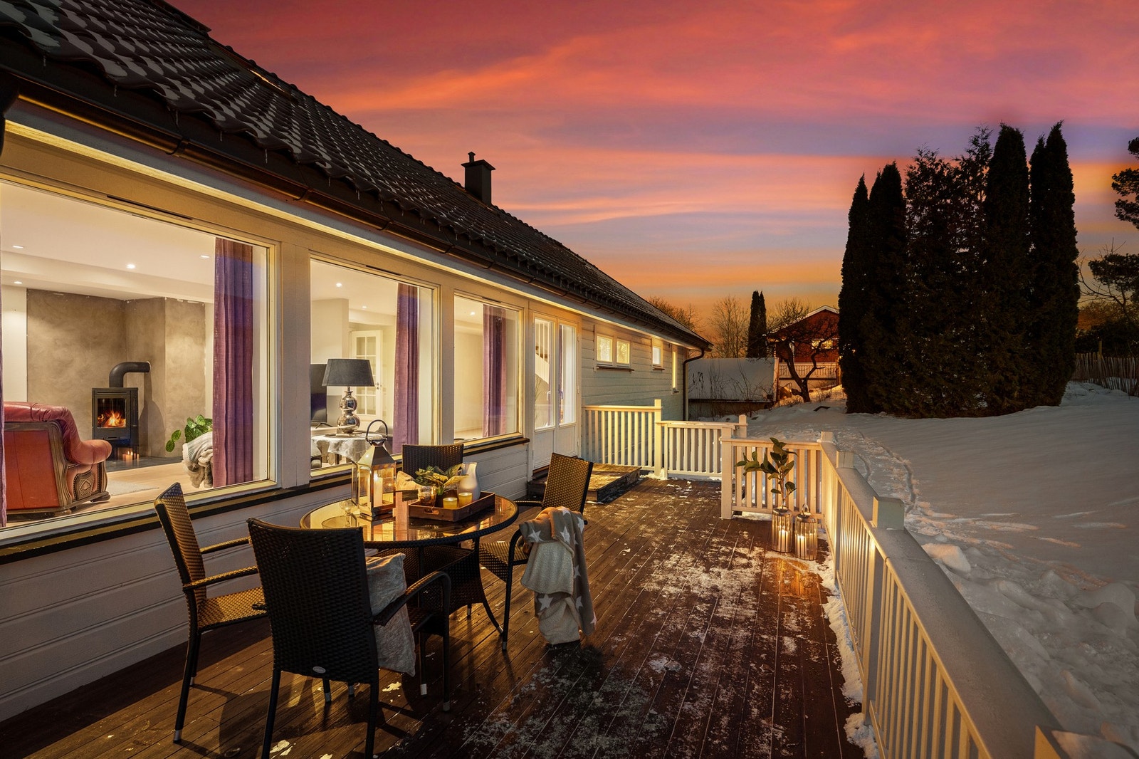 Her er det god plass til sittegrupper og besøk. Galleribilde