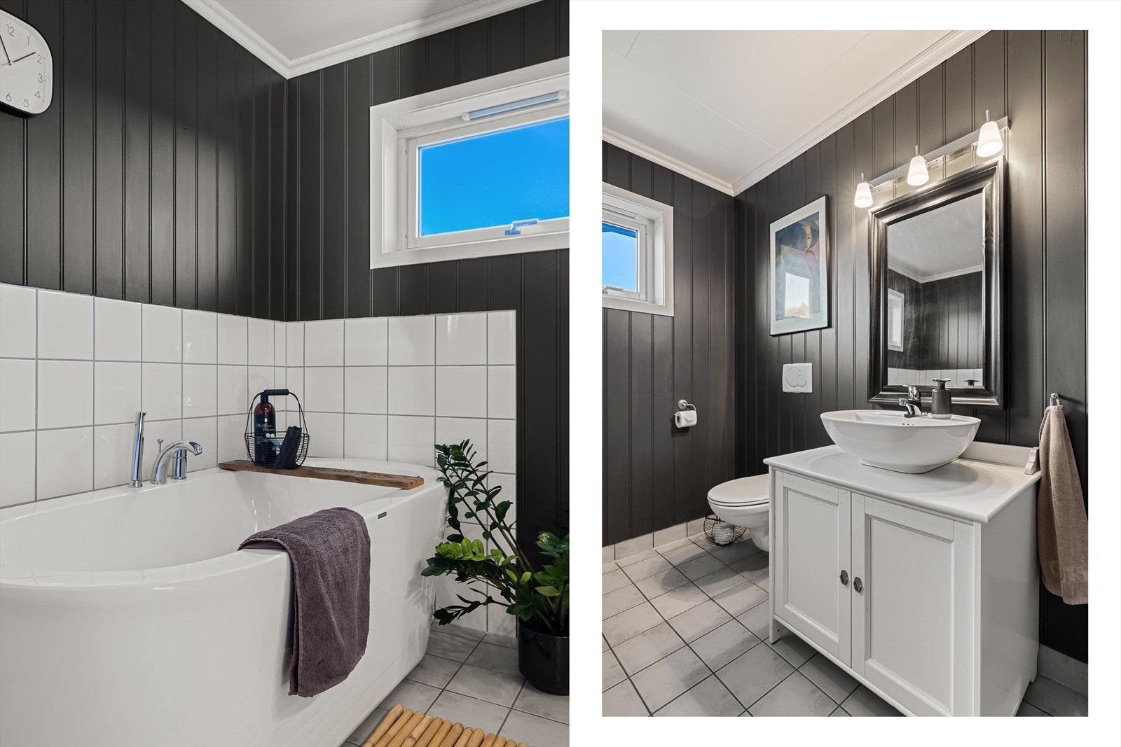 Badet måler hele 8,3 kvm. Galleribilde