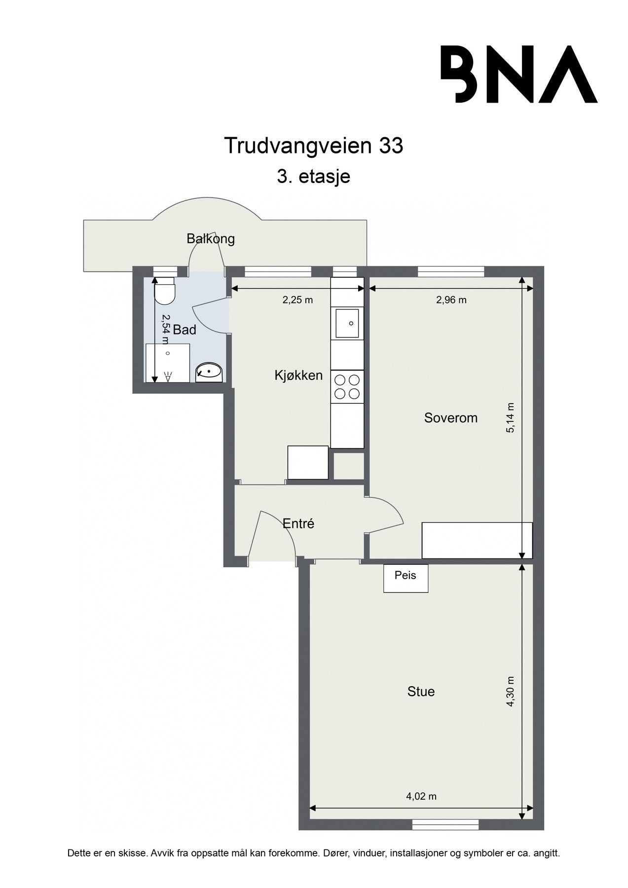 Plantegning Galleribilde