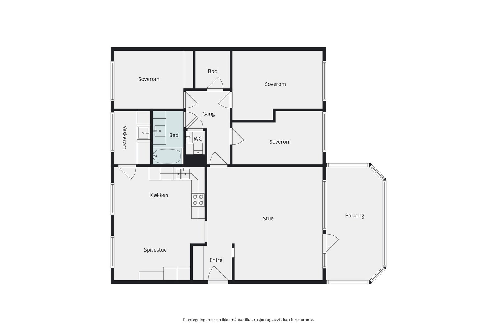 Plantegning. Galleribilde