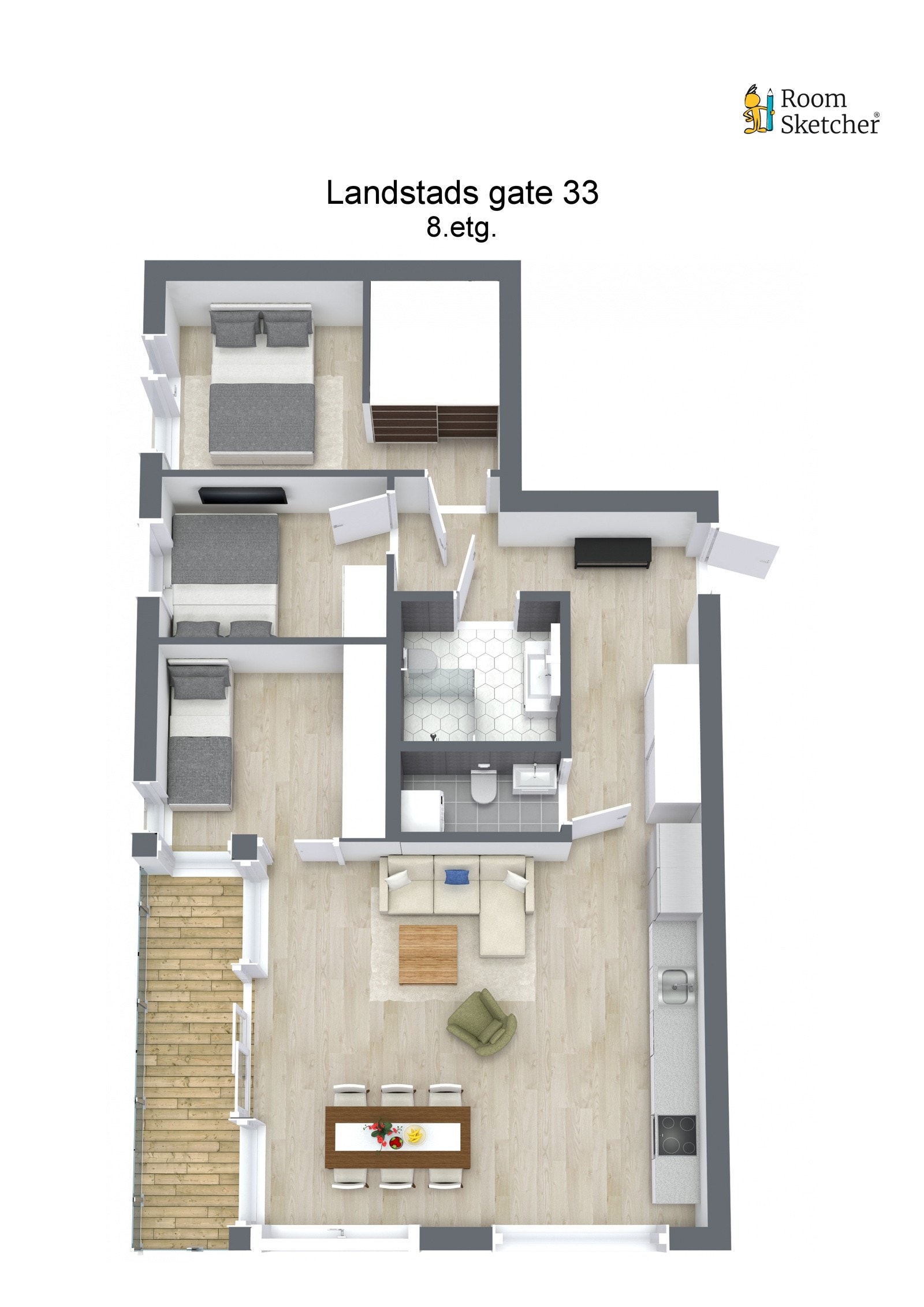 Plantegning Galleribilde