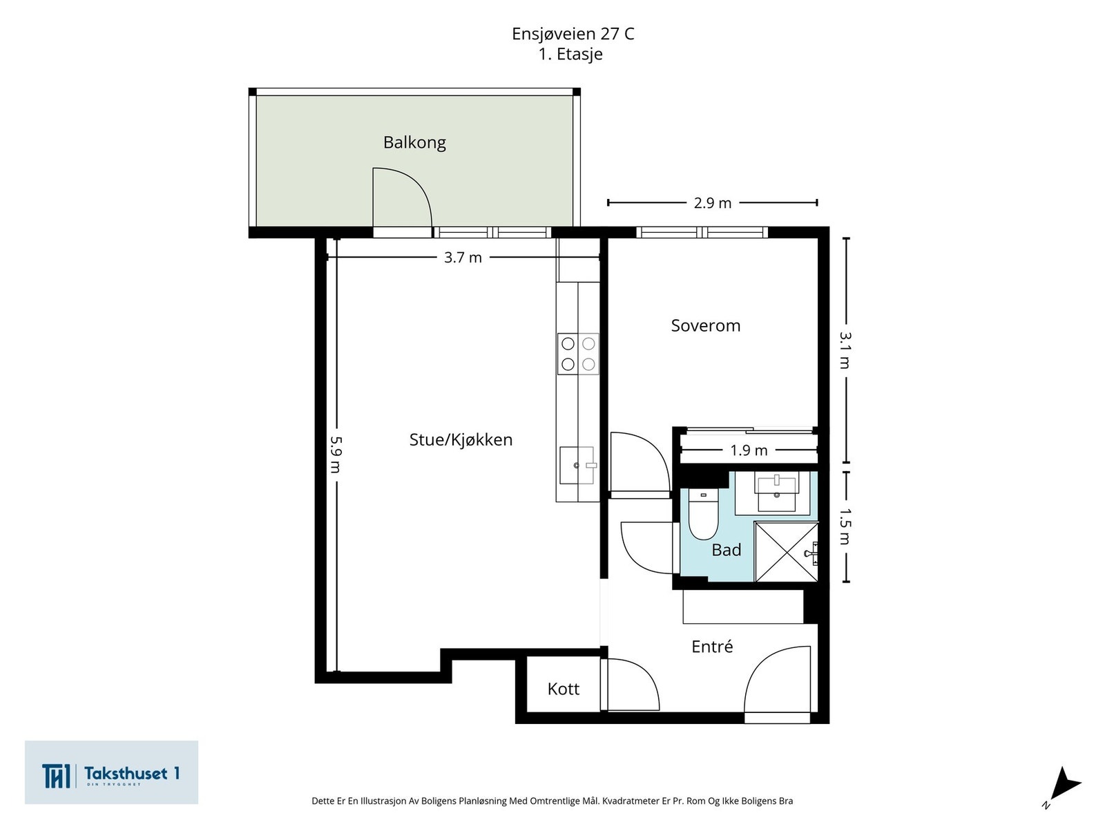 Plantegning Galleribilde
