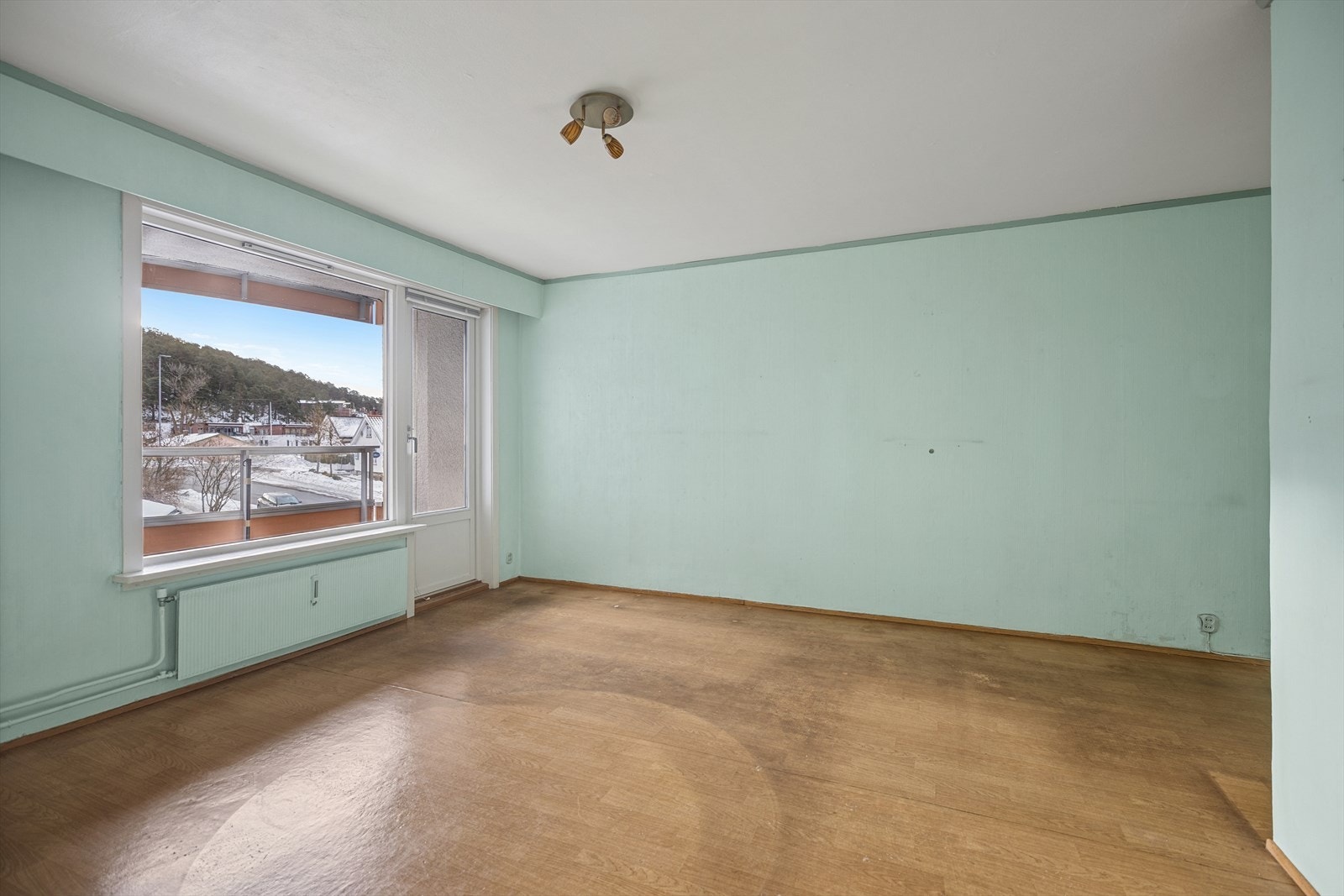 Stue med alkove. Galleribilde