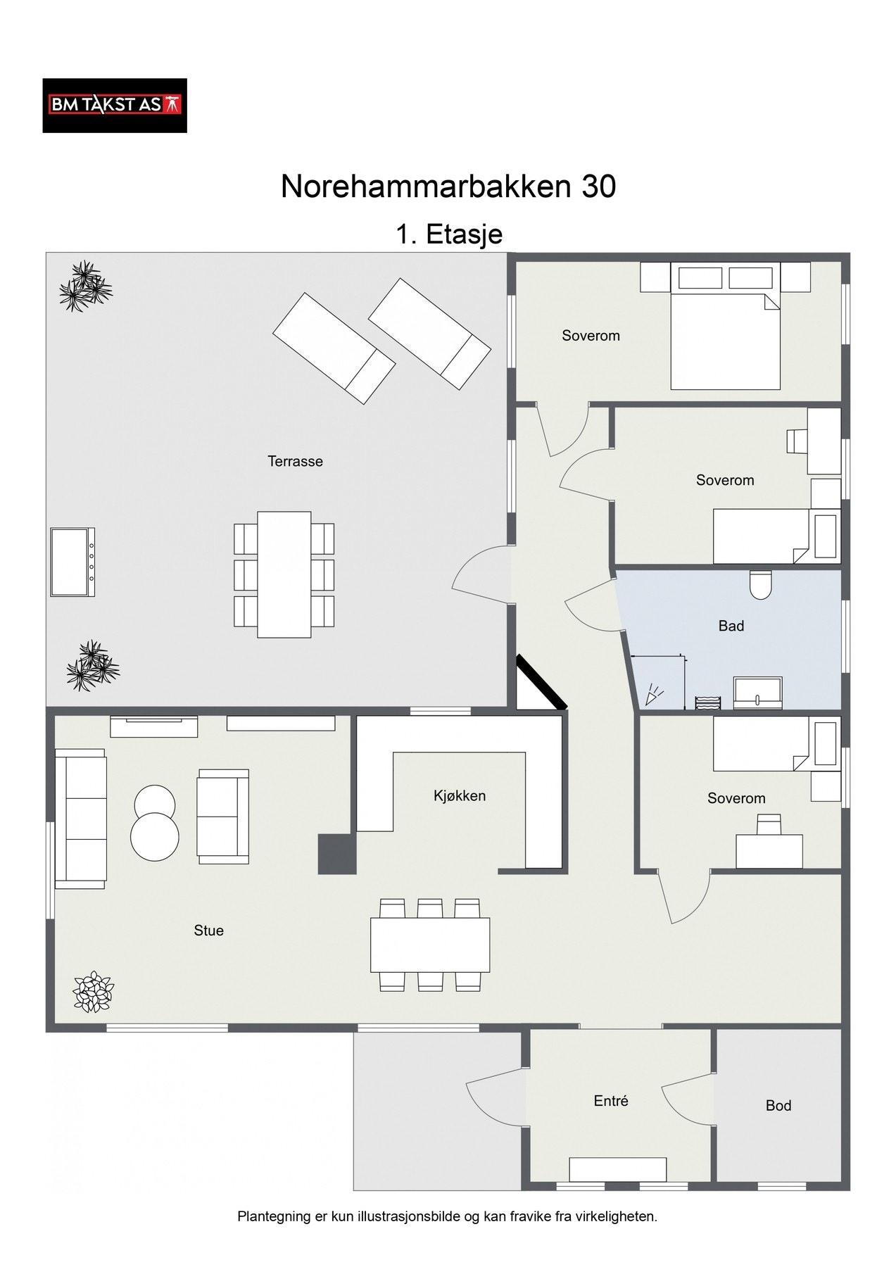 Plantegning Galleribilde