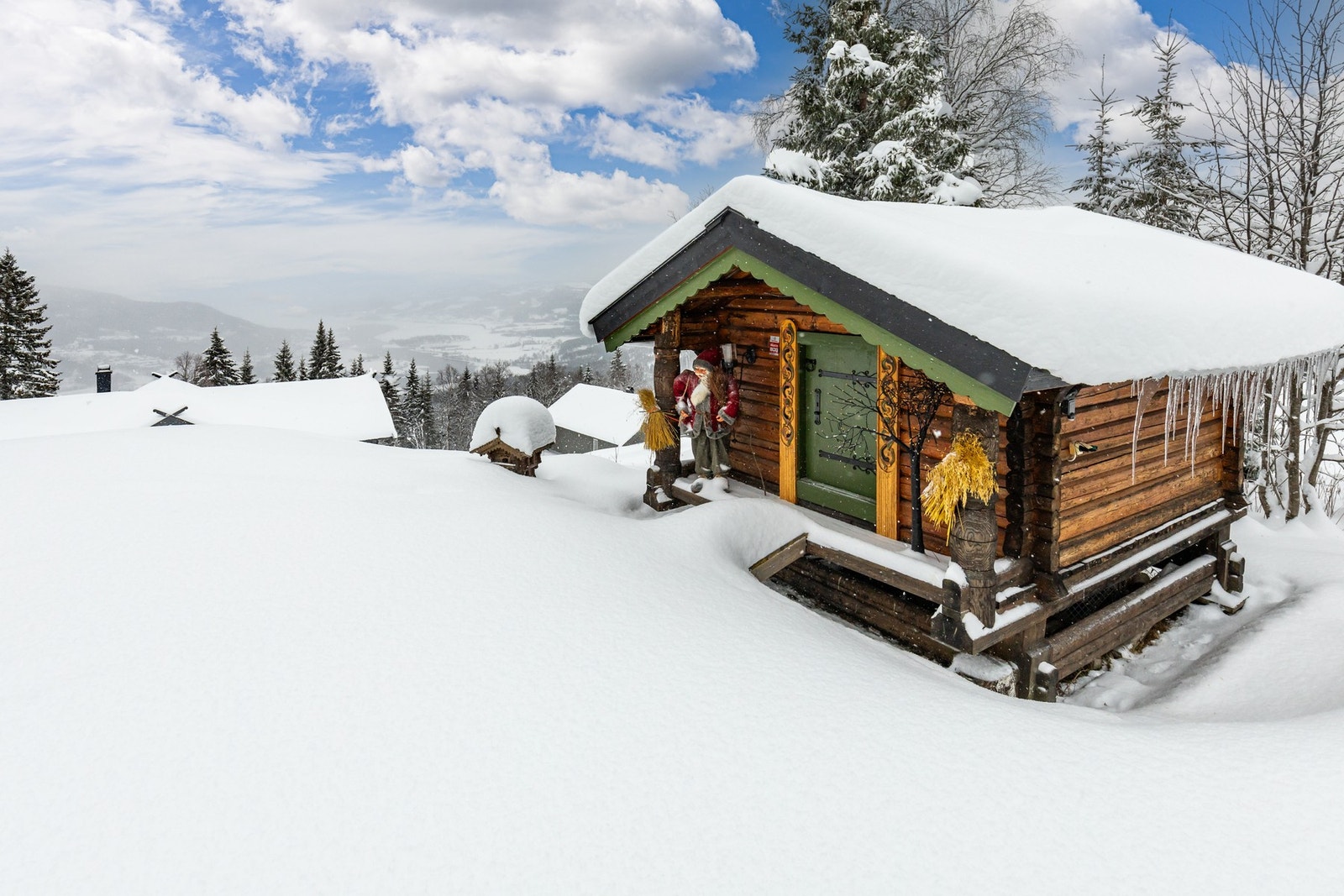 På tomten medfølger det to tradisjonelle og koselige stabbur Galleribilde