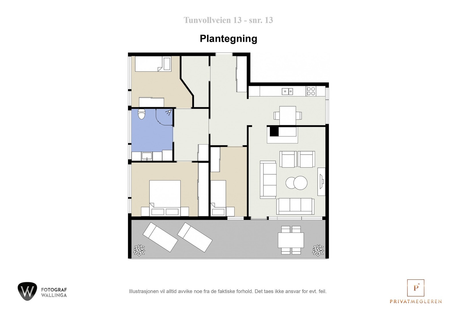 Plantegning Galleribilde