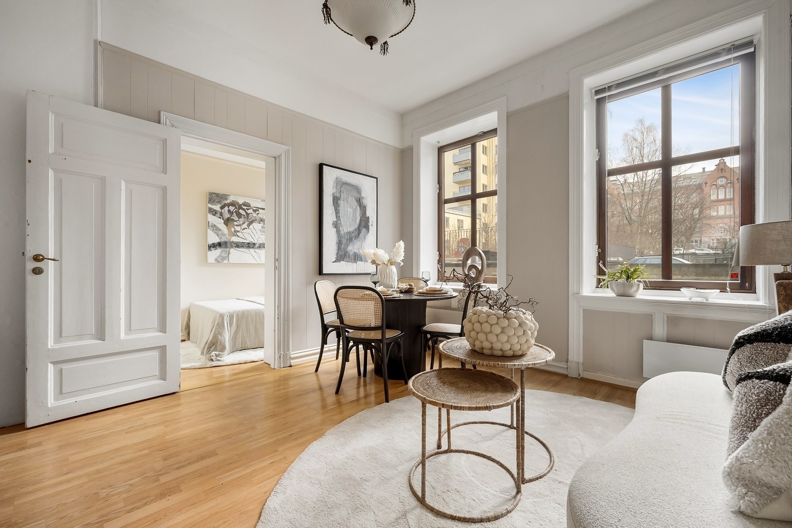 Rommet har en planløsning som gjør innredningsjobben enkel. Galleribilde