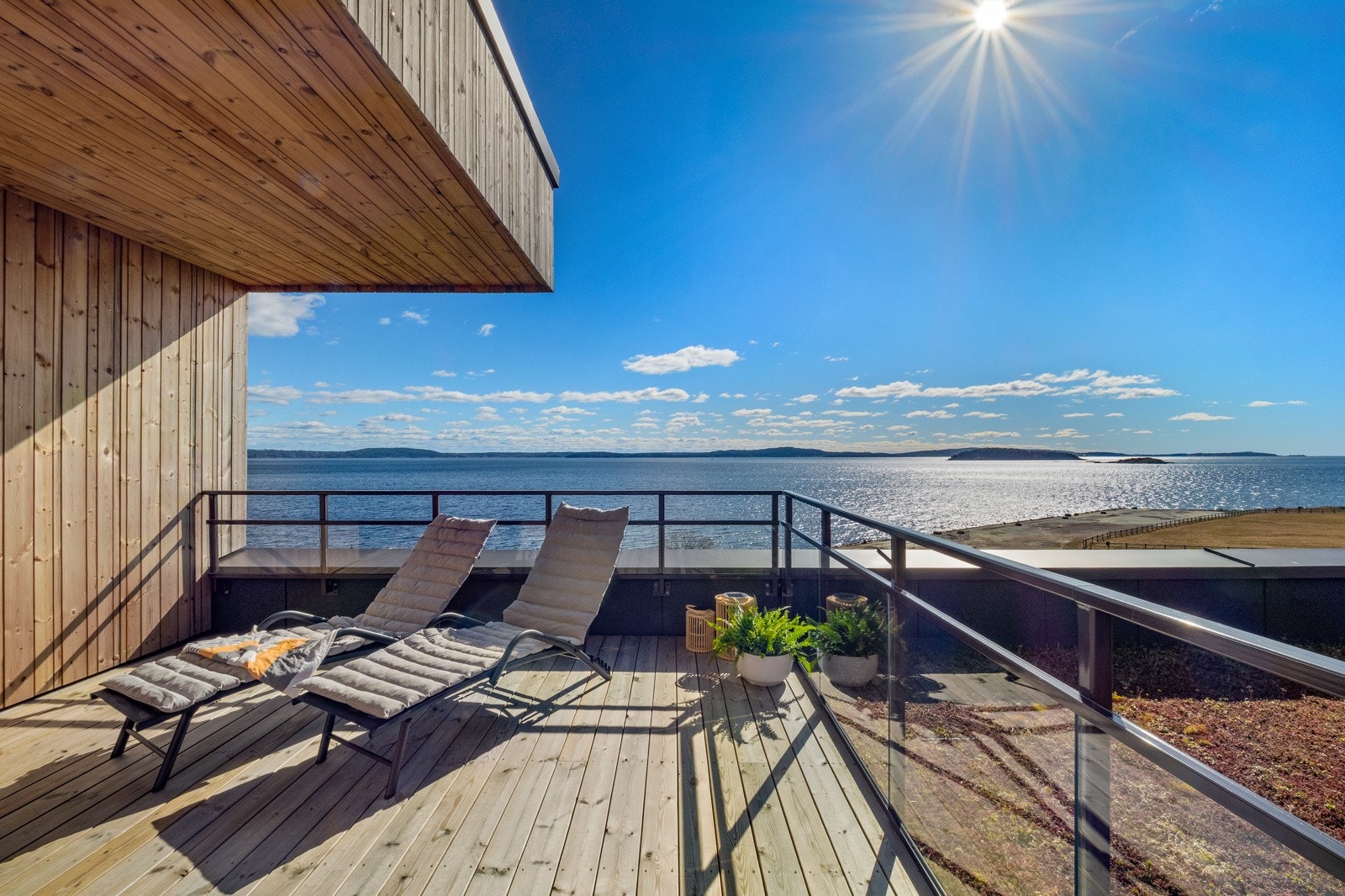 Her kan du nyte panoramautsikt fra egen takterrasse Galleribilde