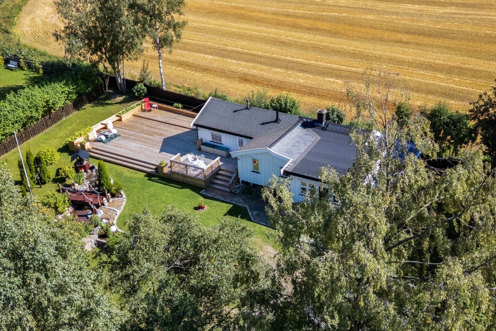 Dronebilde. Galleribilde