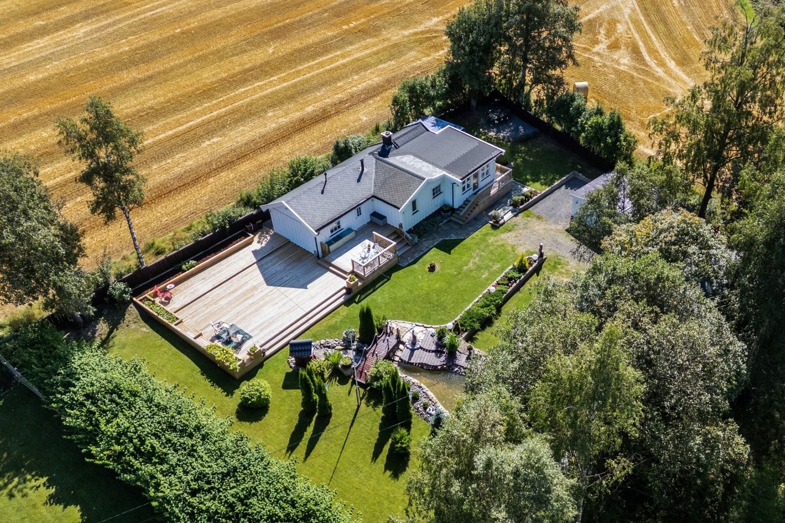 Dronebilde. Galleribilde