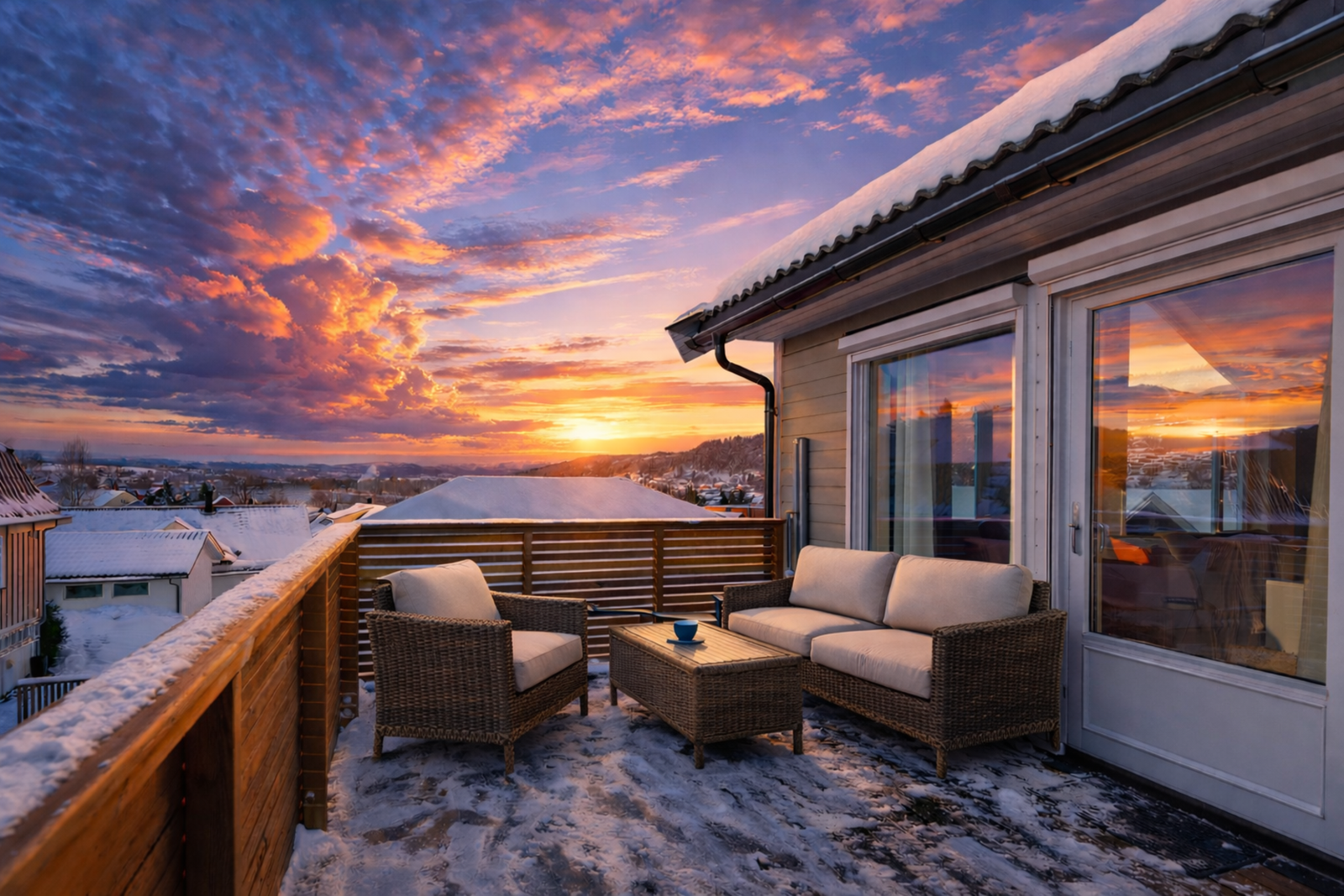 Boligen er liggende på Rygh i Mjøndalen med en fin utsikt og gode solforhold. Galleribilde