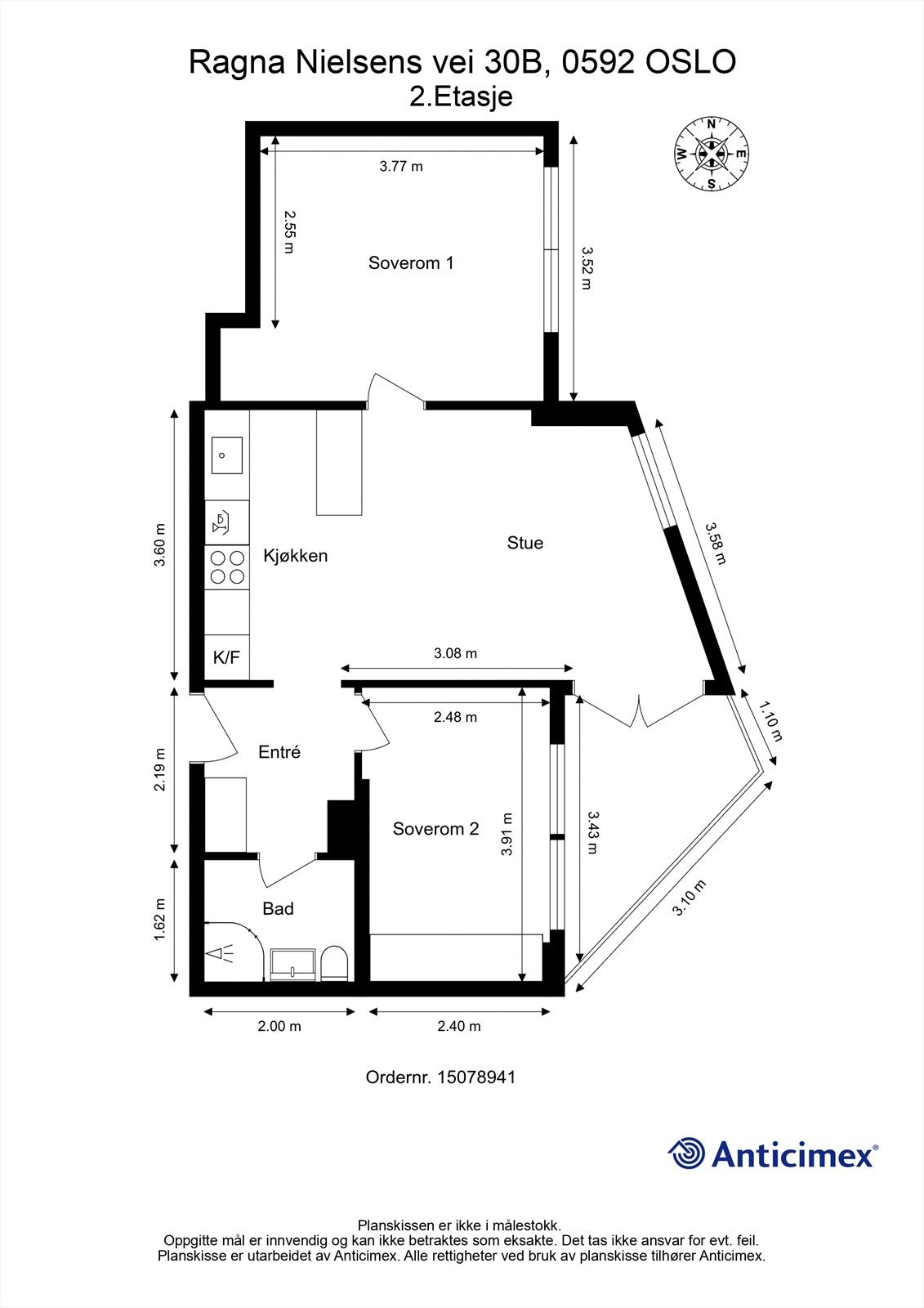 Planskisse Galleribilde