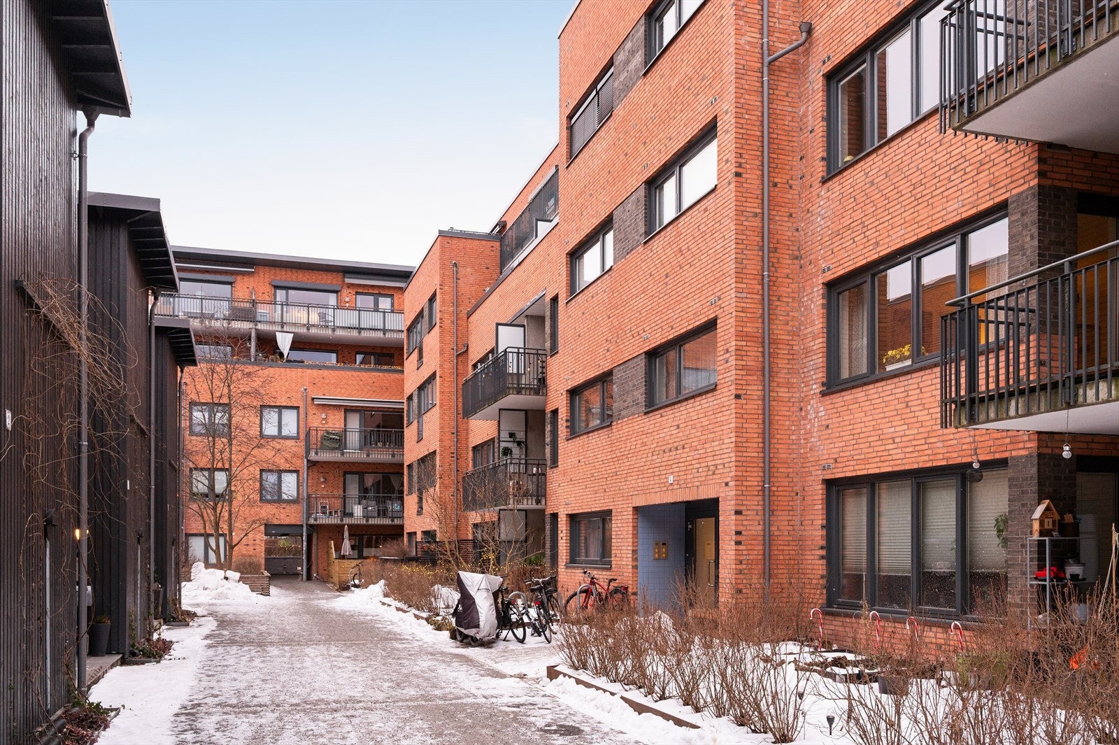 Fellesområde og fasade. Galleribilde