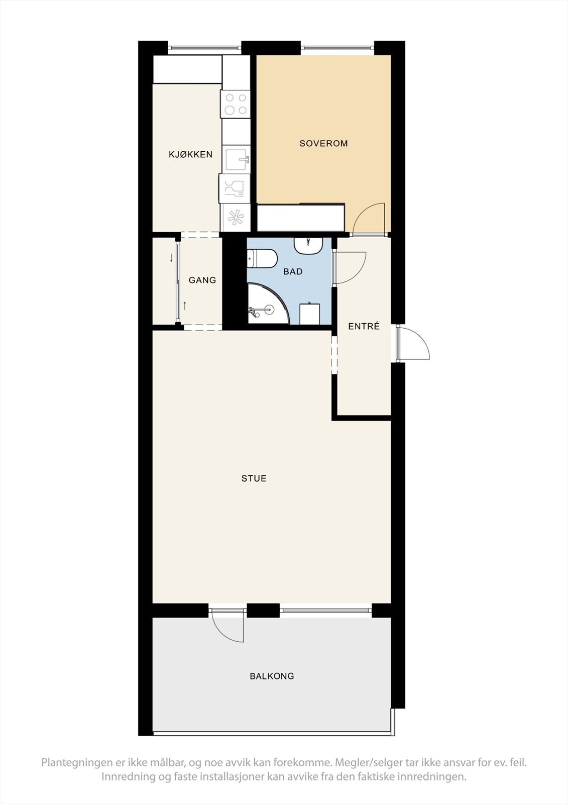 Plantegning Galleribilde