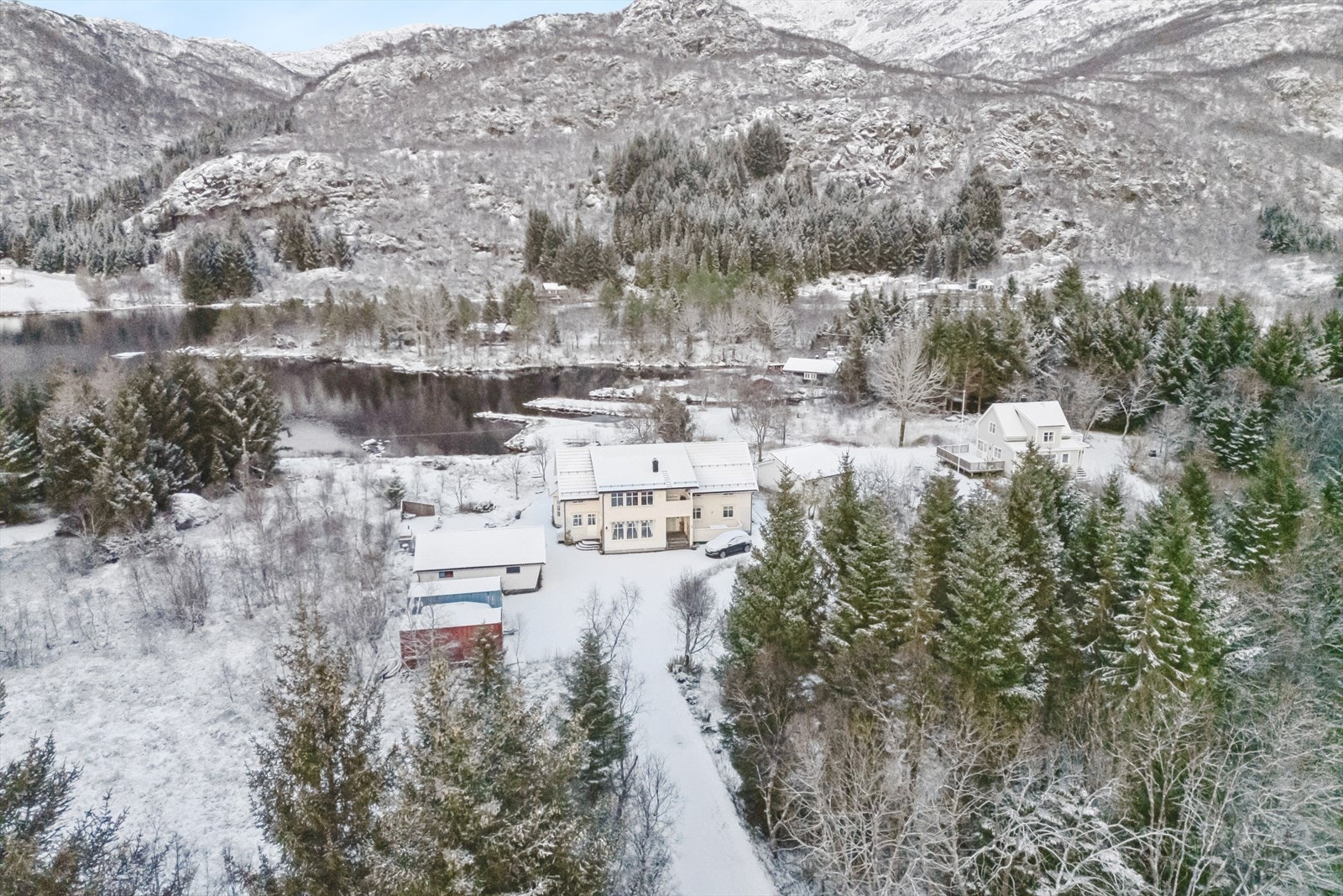 Dronebilde - Nord- øst Galleribilde