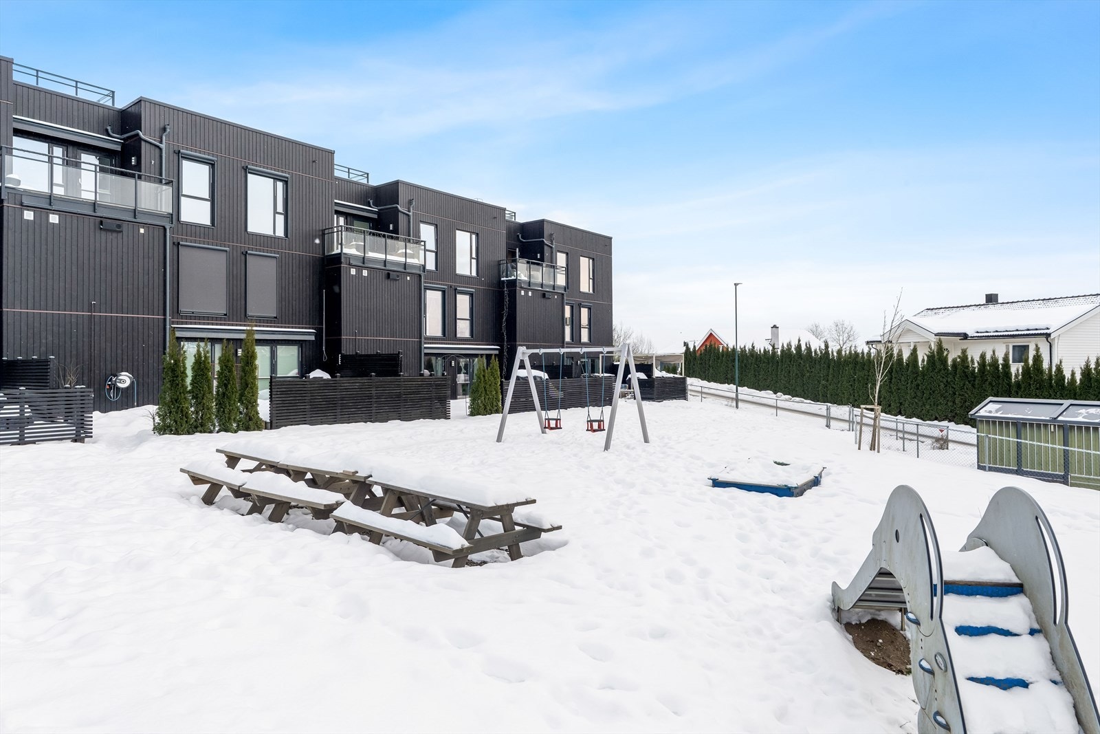 Sameiet har hyggelige fellesarealer til glede for beboerne. Galleribilde