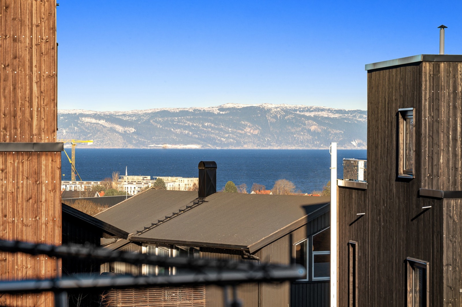 Og en herlig utsikt mot Trondheimsfjorden. Galleribilde